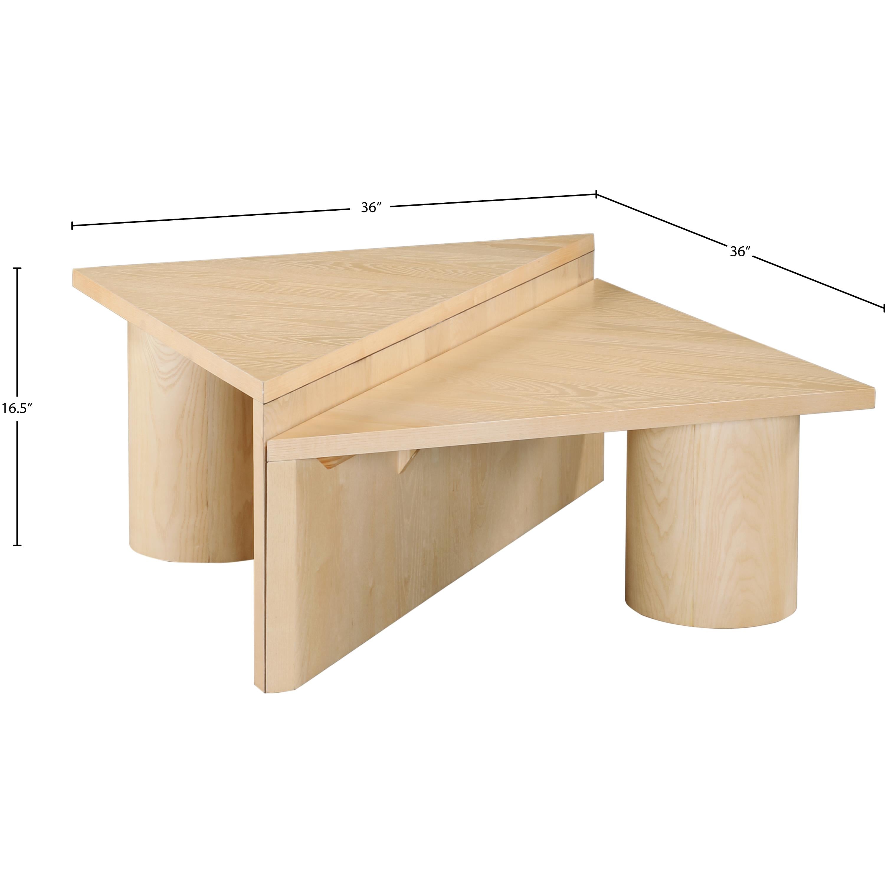 Meridian Pavillion Natural Coffee Table