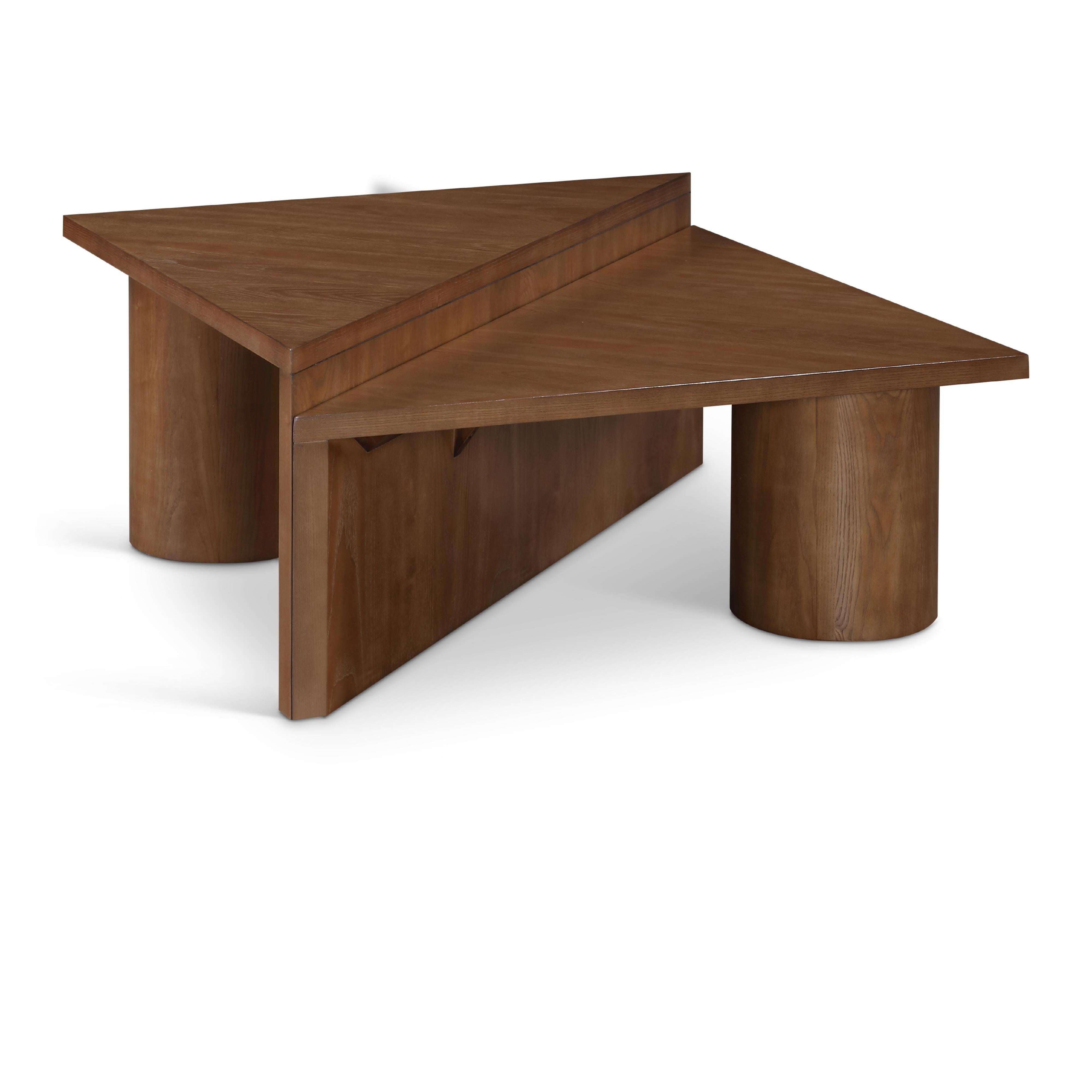 Meridian Pavillion Walnut Coffee Table