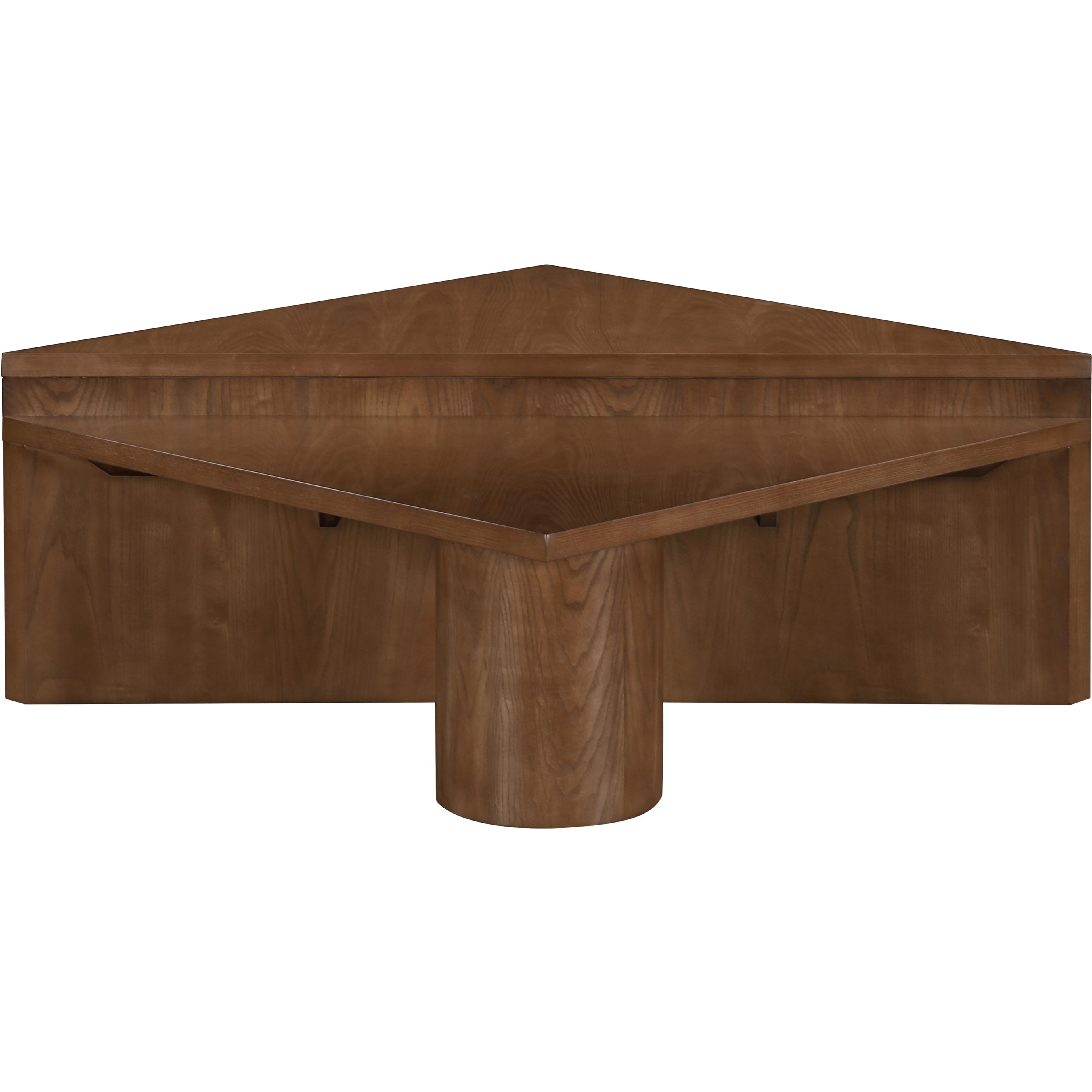Meridian Pavillion Walnut Coffee Table
