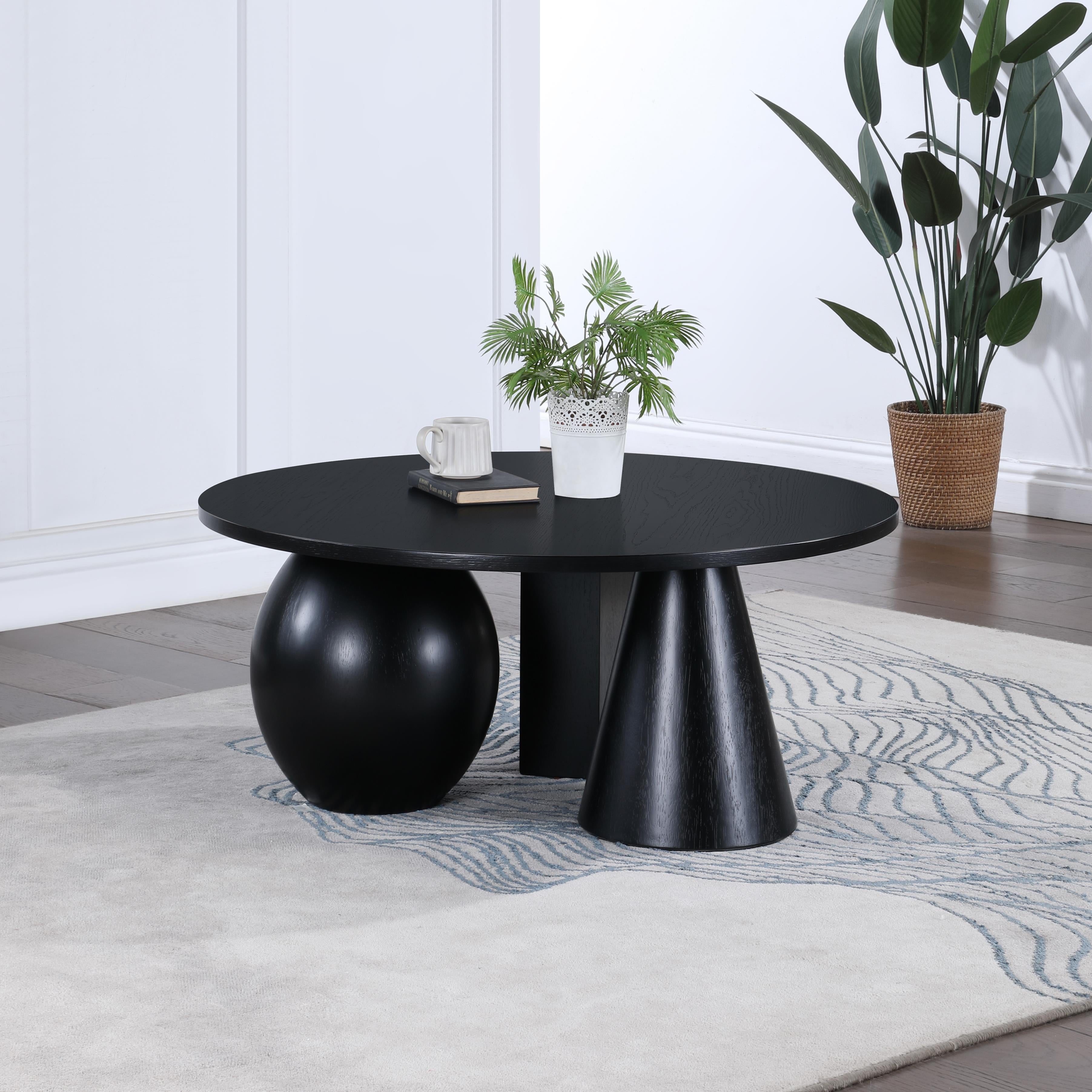 Meridian Revive Black Coffee Table