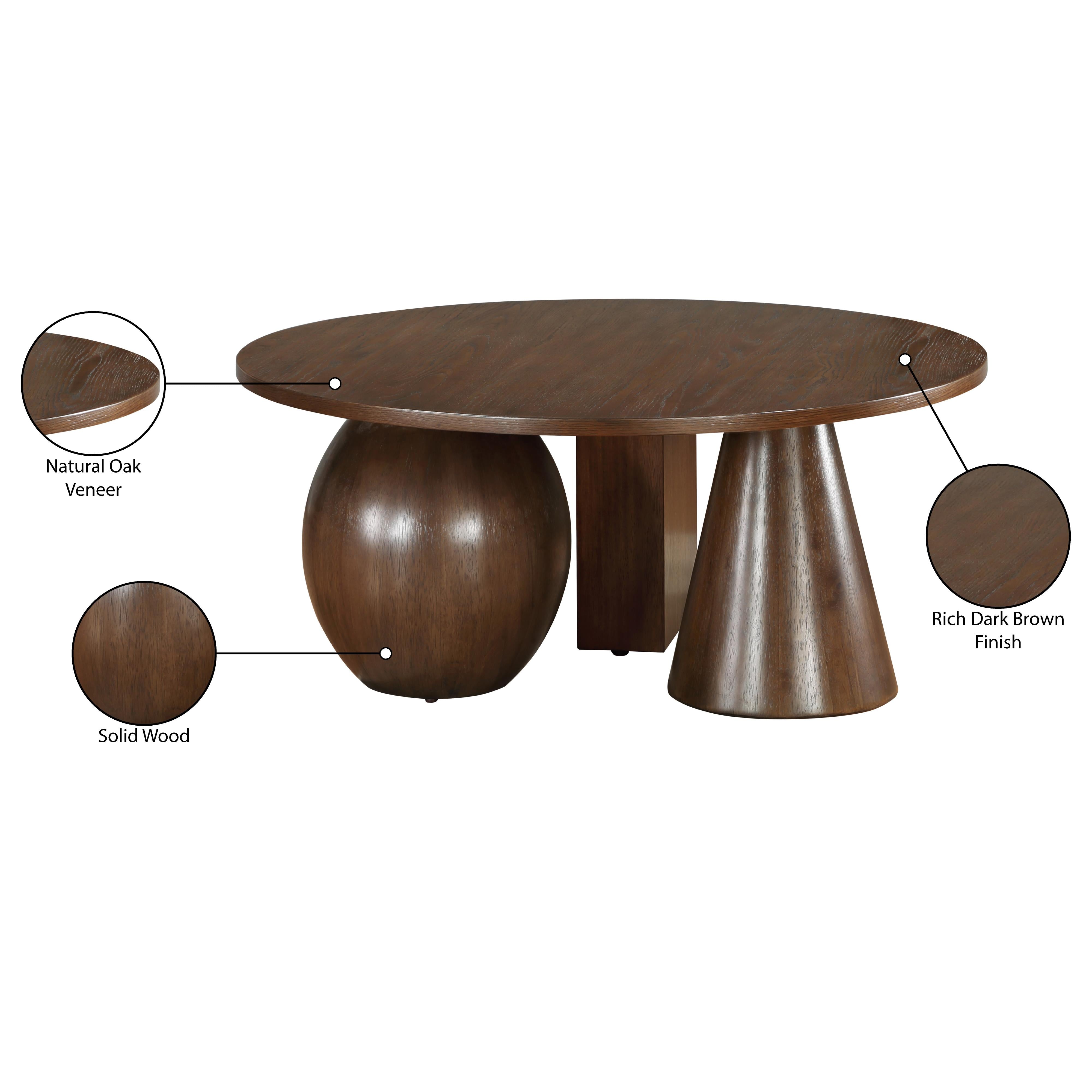 Meridian Revive Brown Coffee Table