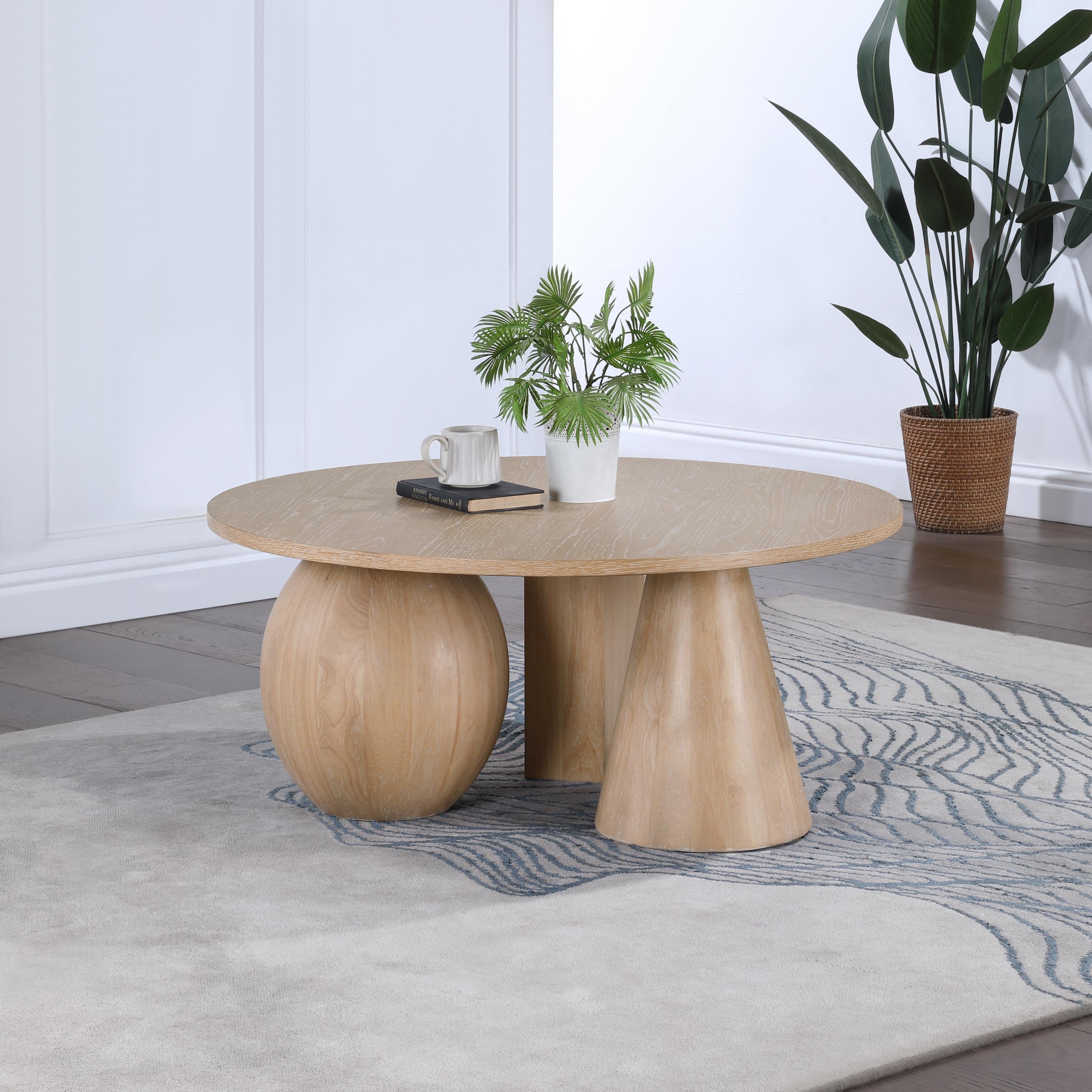 Meridian Revive Natural Oak Coffee Table