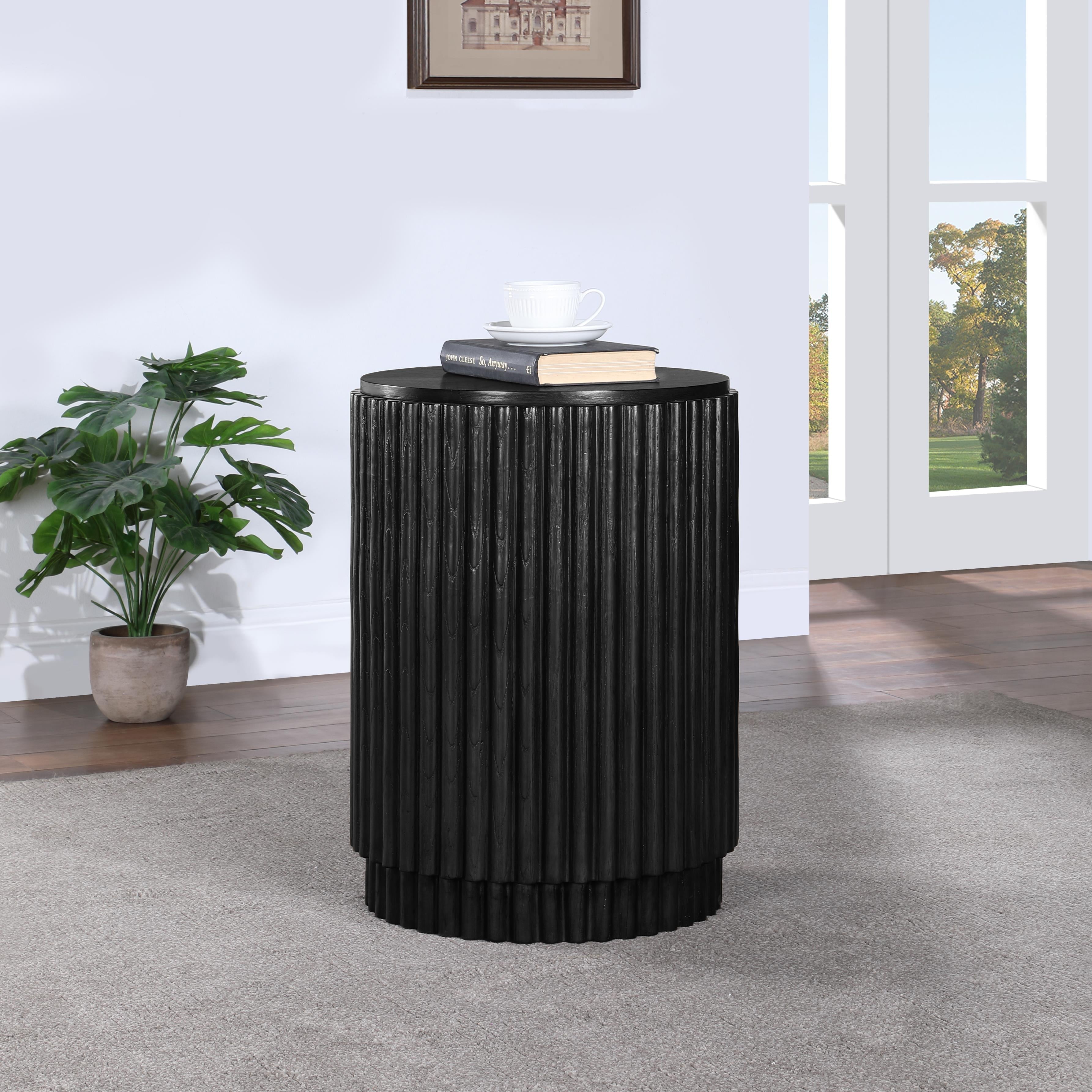 Meridian Ronin Black End Table