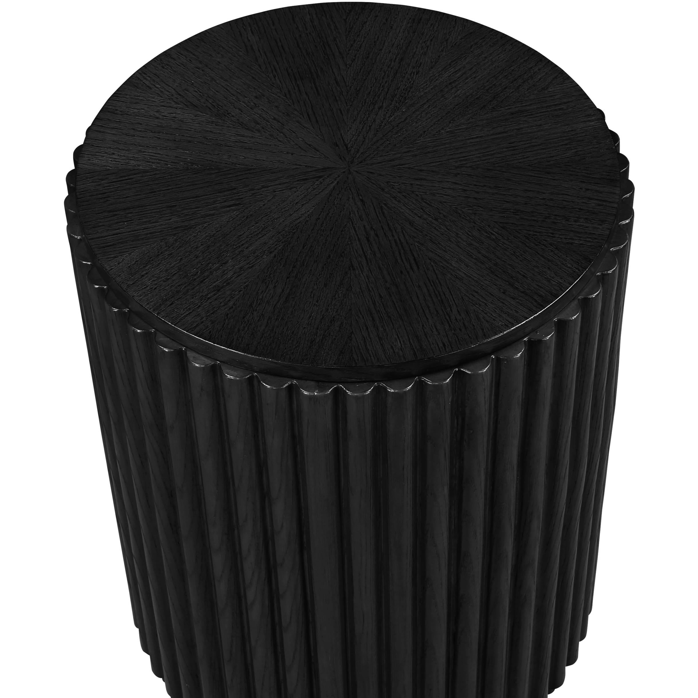 Meridian Ronin Black End Table