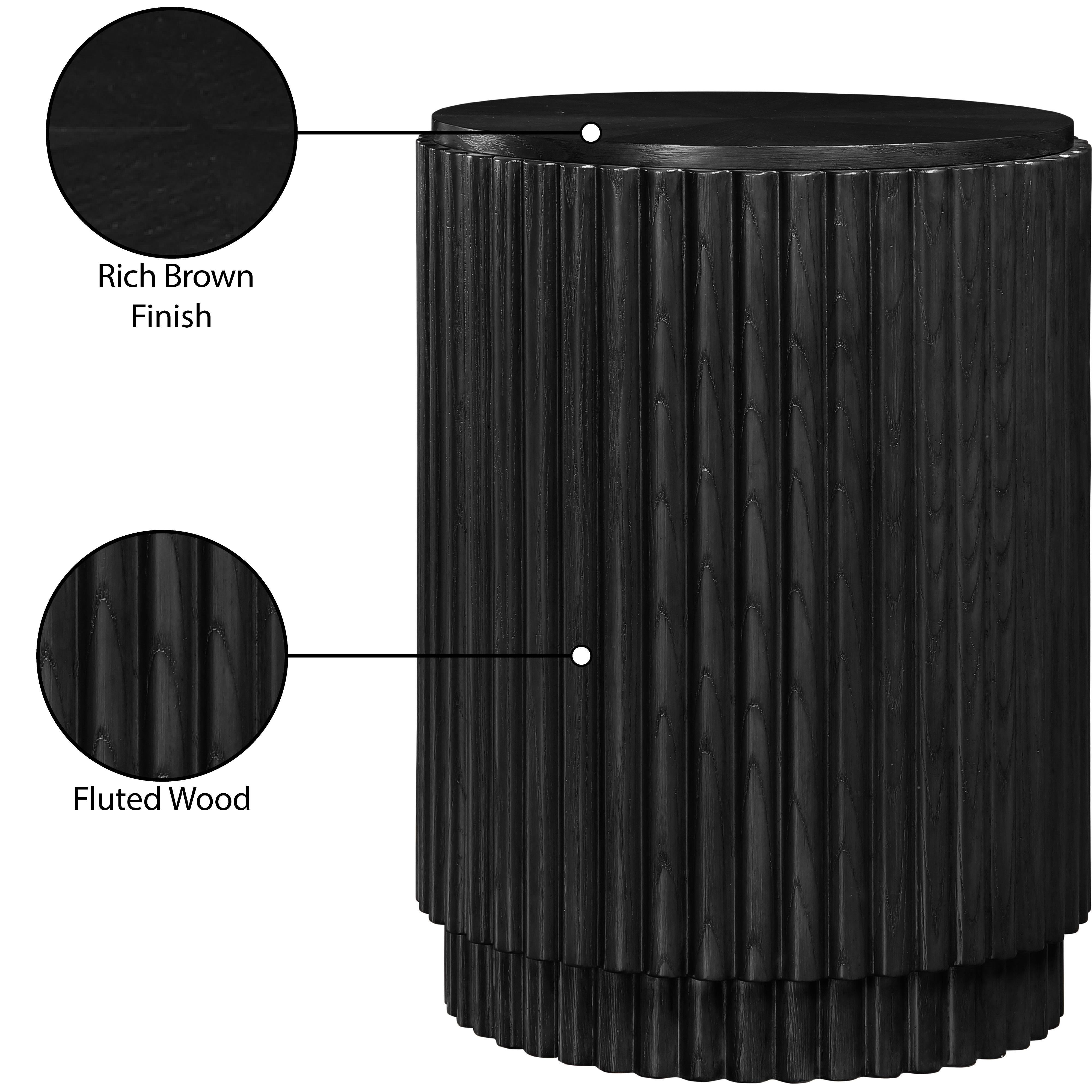 Meridian Ronin Black End Table
