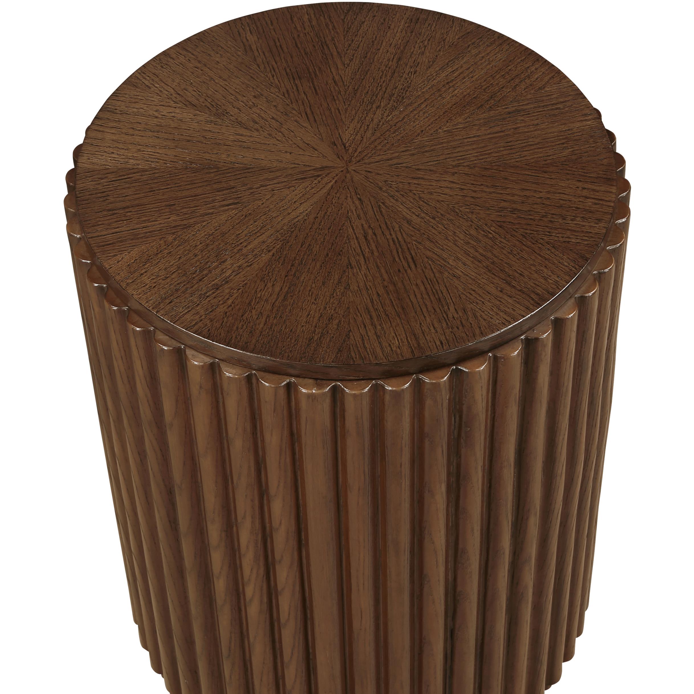 Meridian Ronin Brown End Table