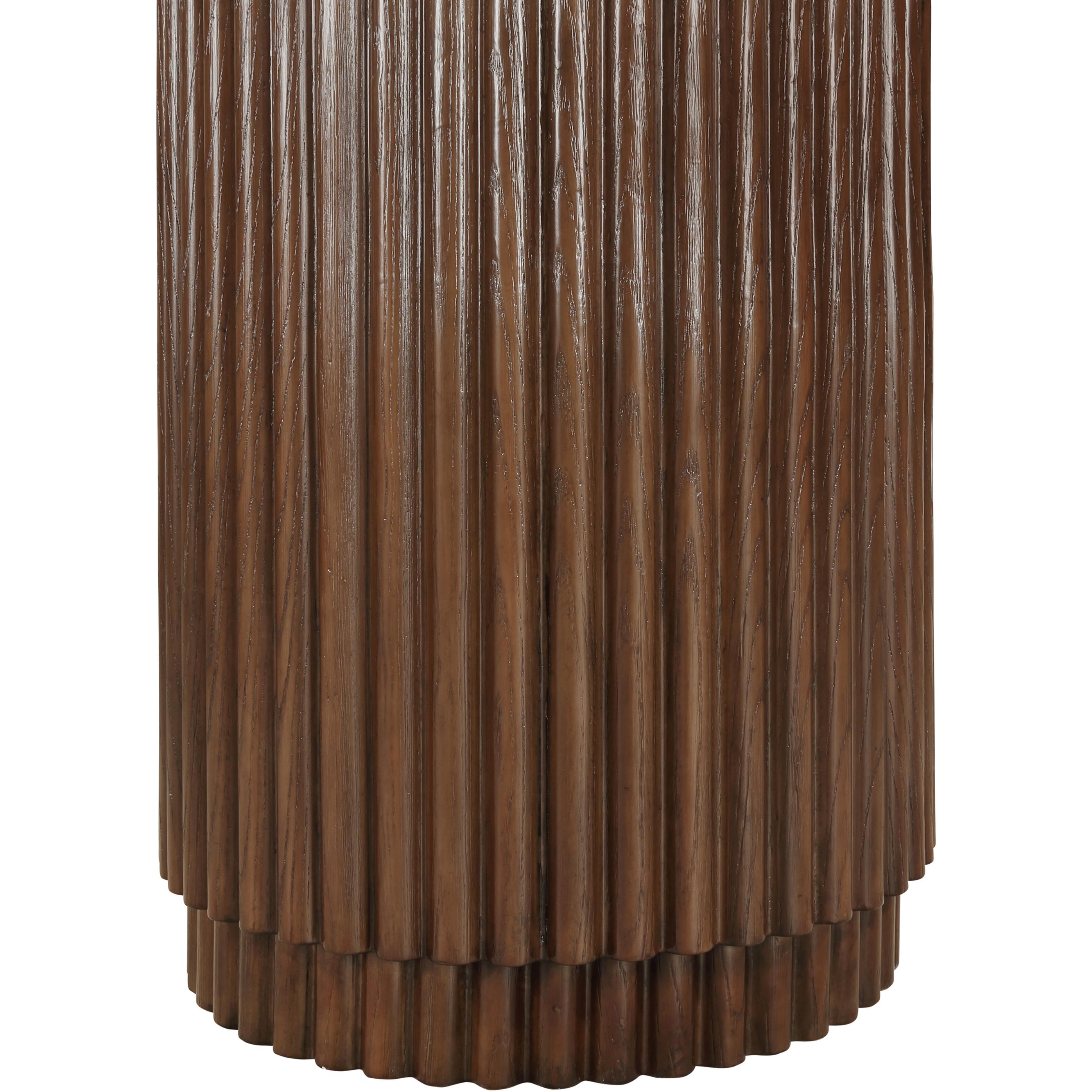 Meridian Ronin Brown End Table