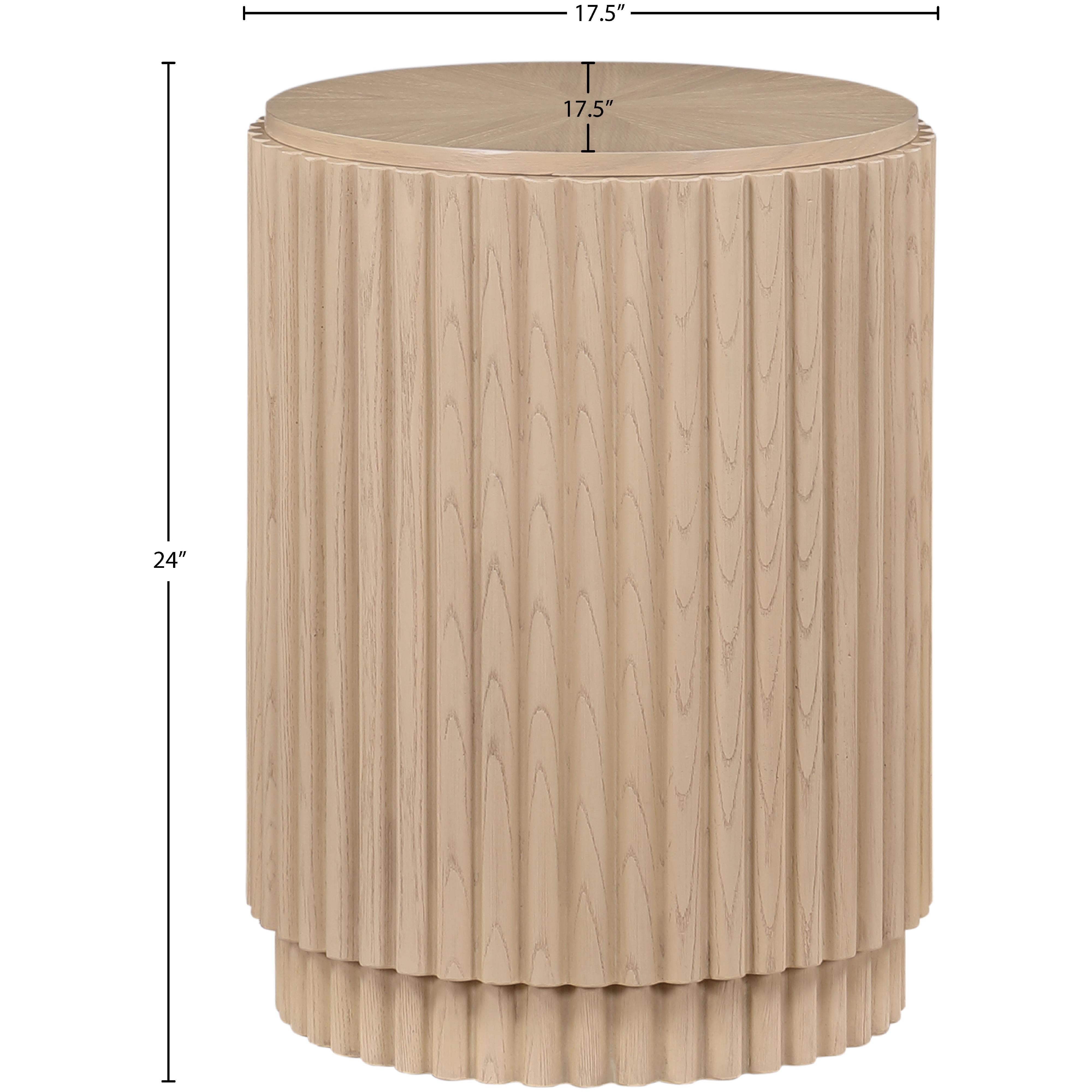 Meridian Ronin Natural End Table