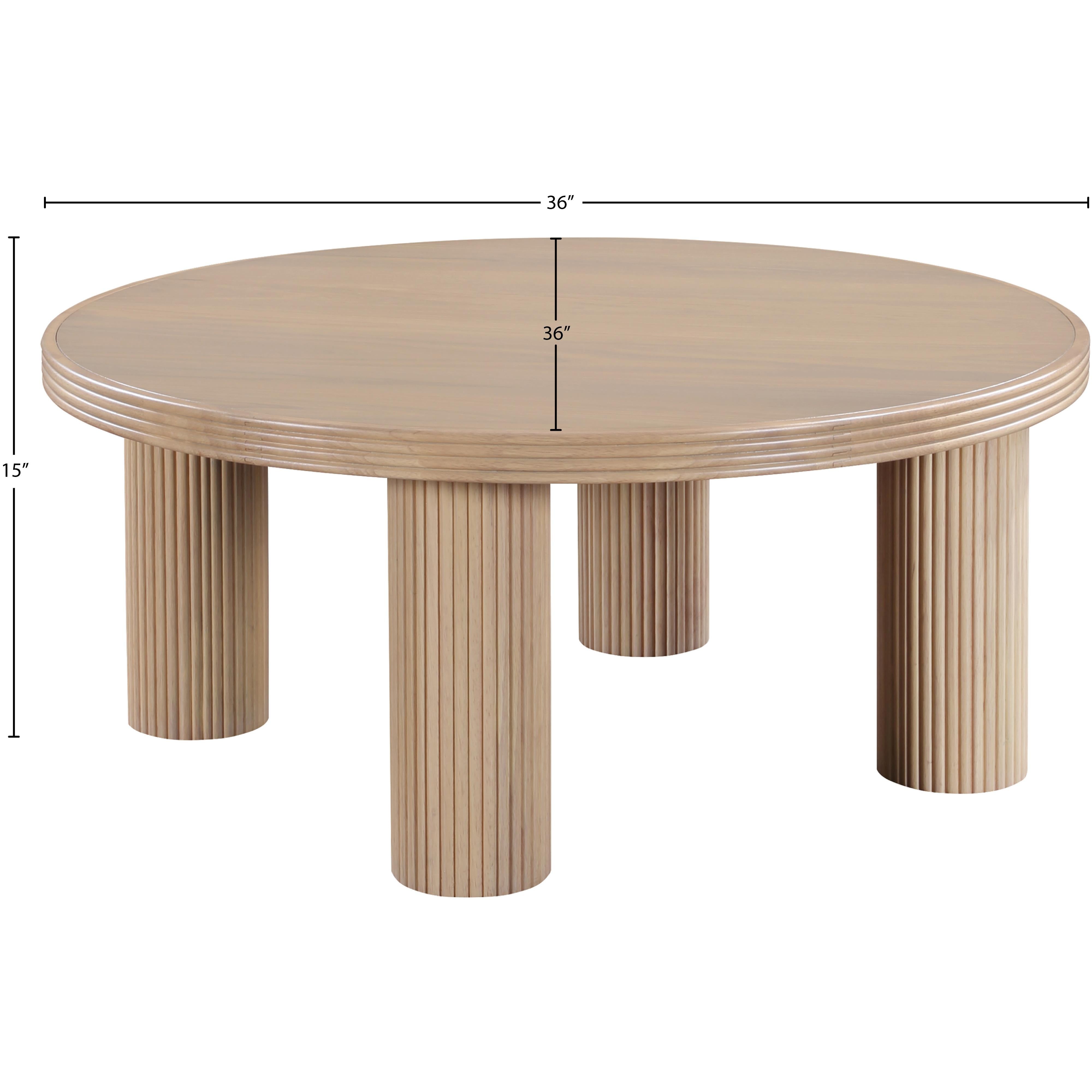 Meridian Hayden Natural Oak Coffee Table
