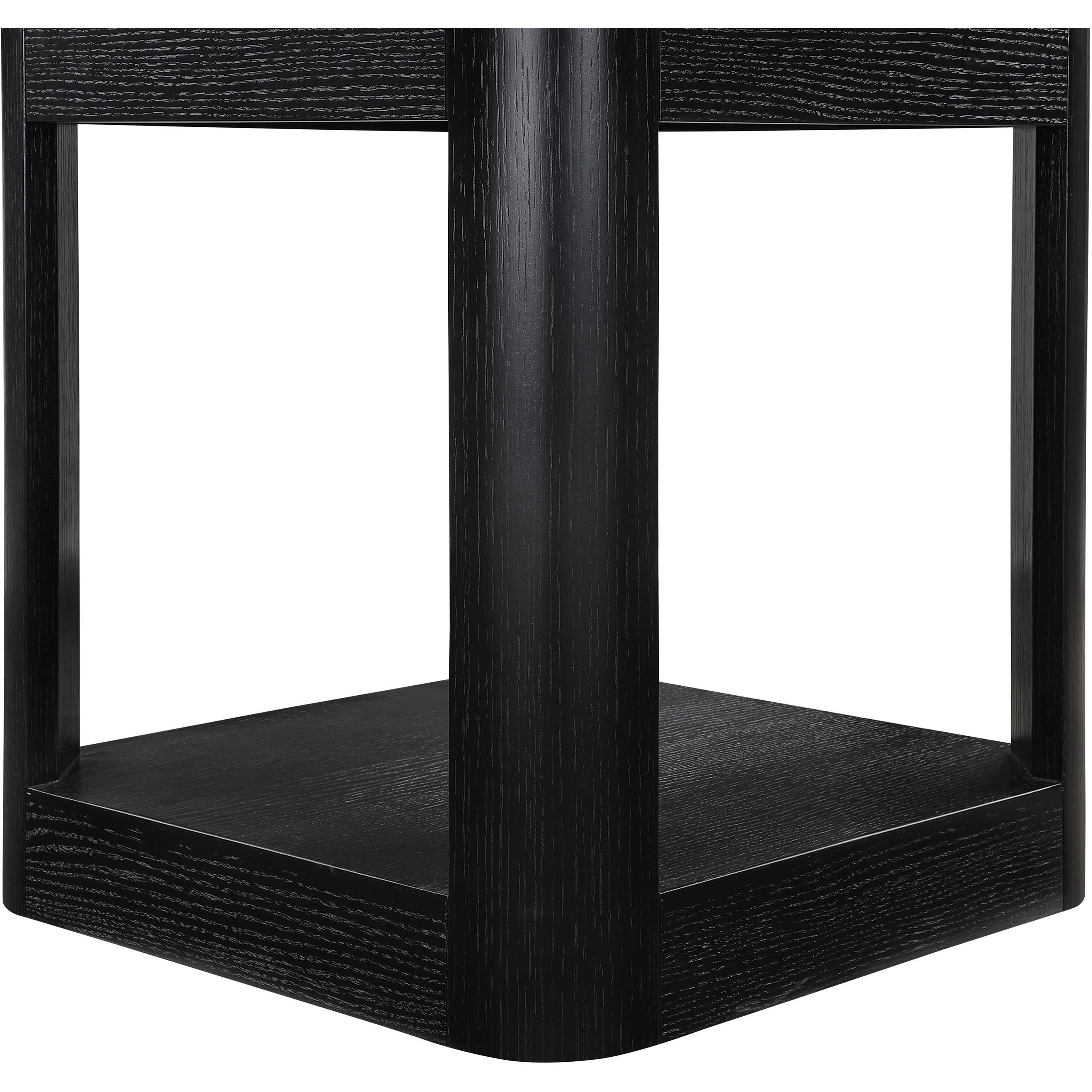 Meridian Reeves Black End Table