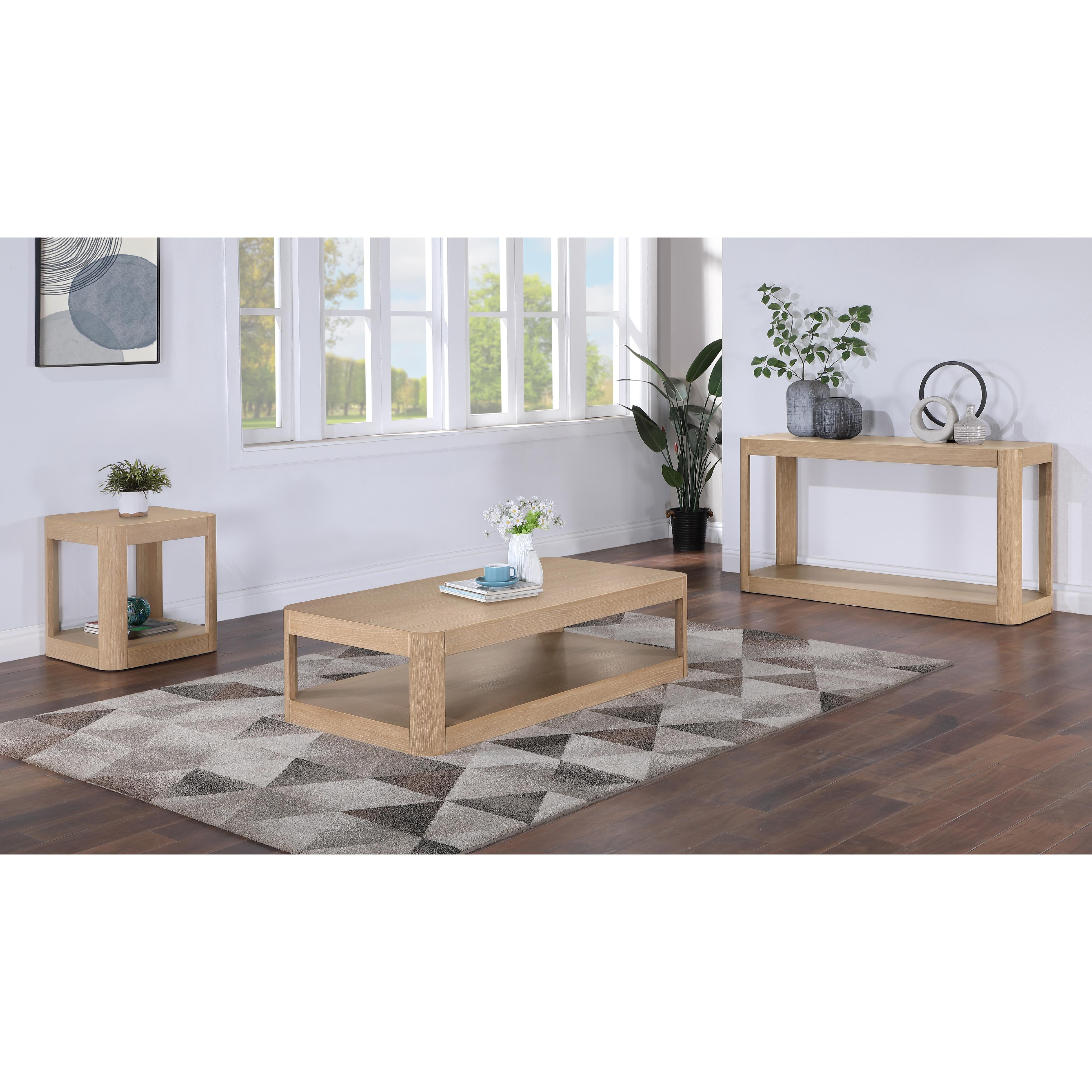 Meridian Reeves Natural Coffee Table