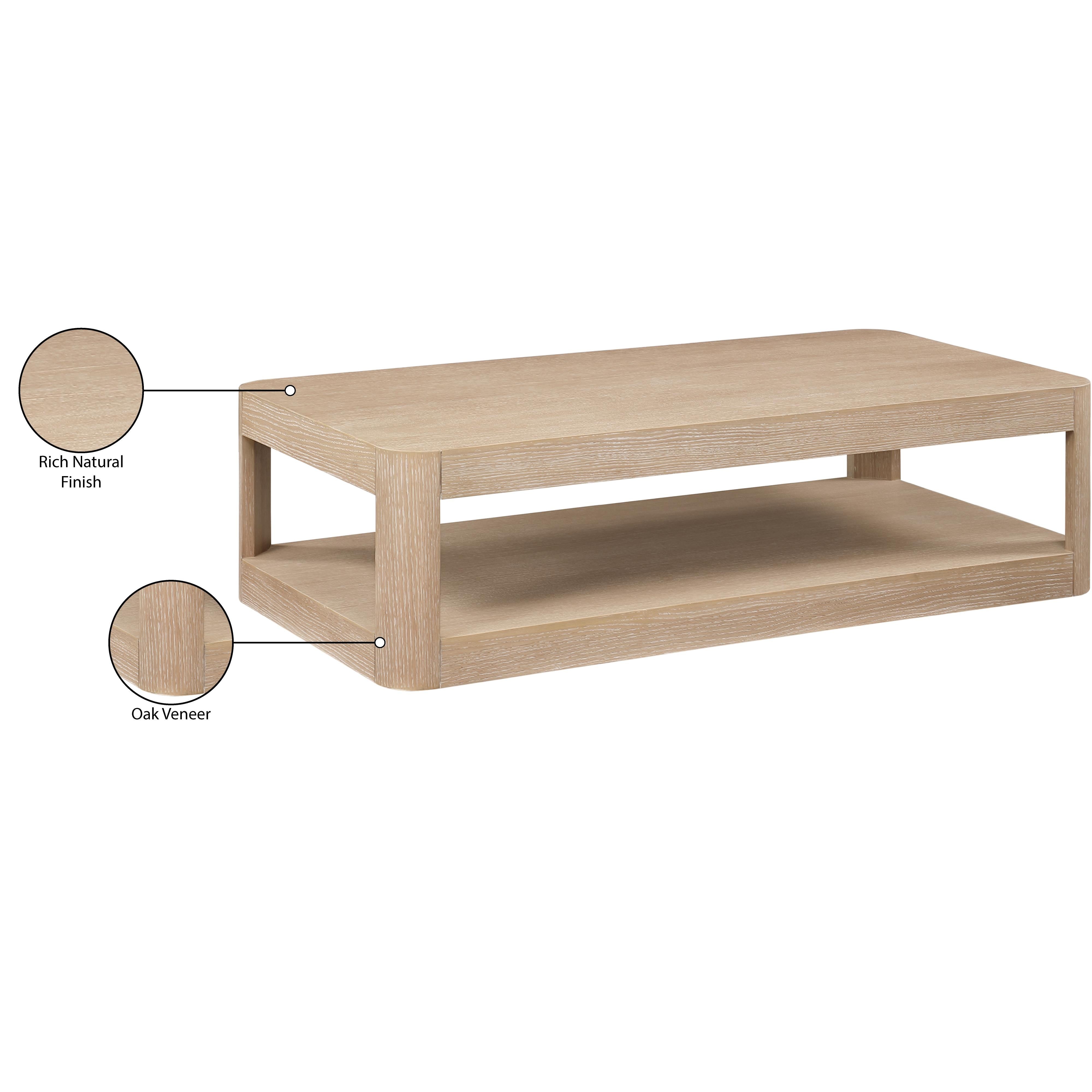 Meridian Reeves Natural Coffee Table