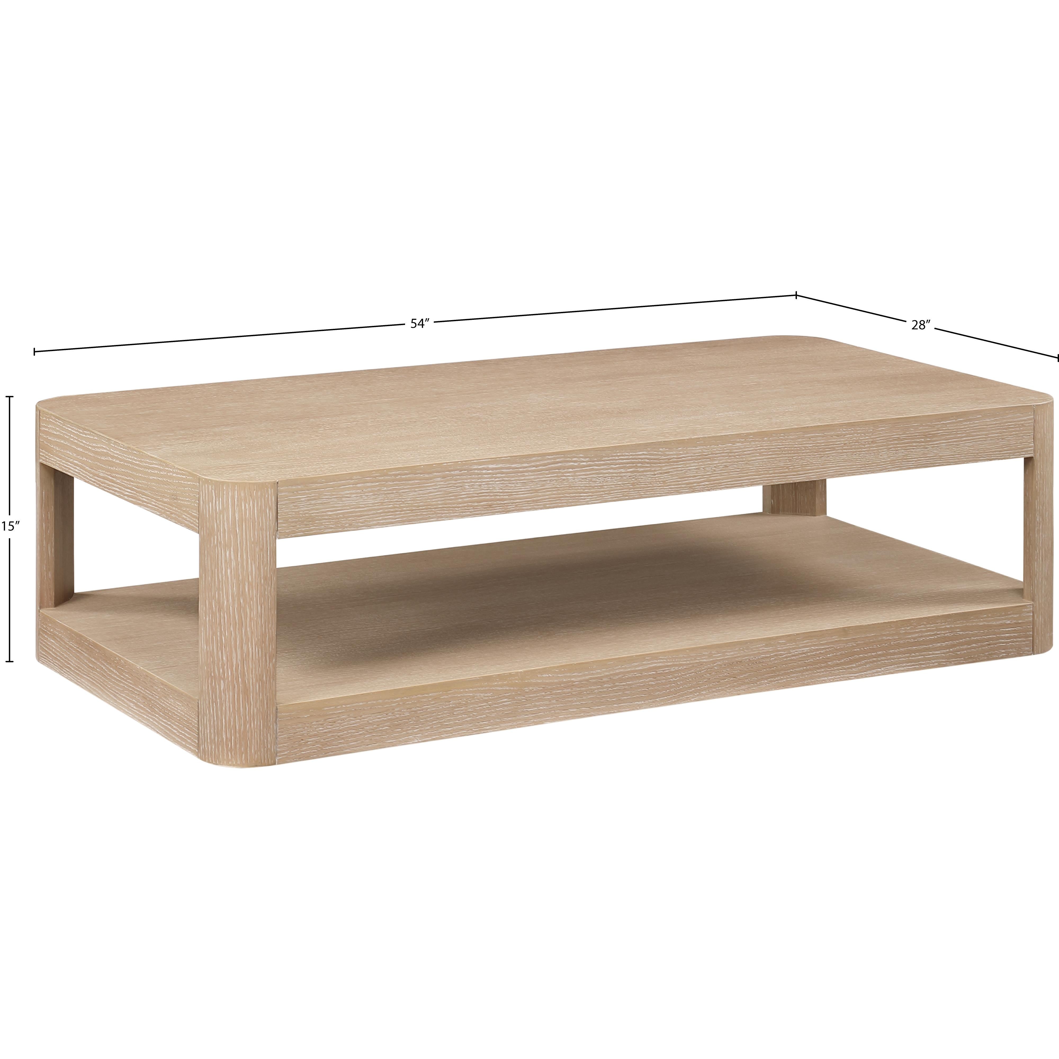 Meridian Reeves Natural Coffee Table
