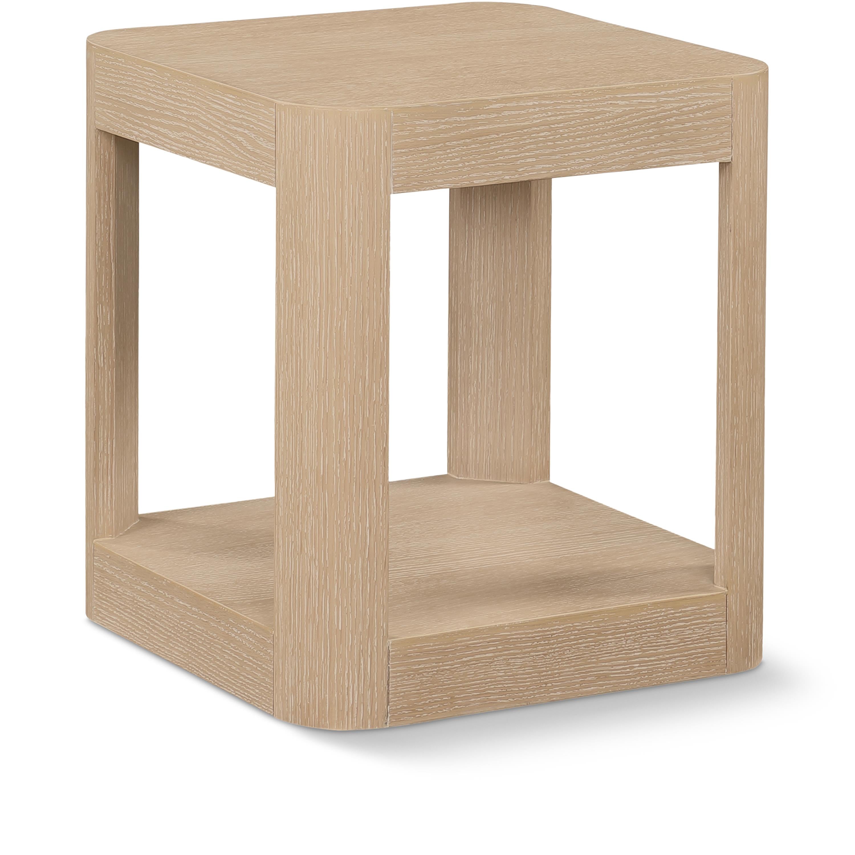 Meridian Reeves Natural End Table