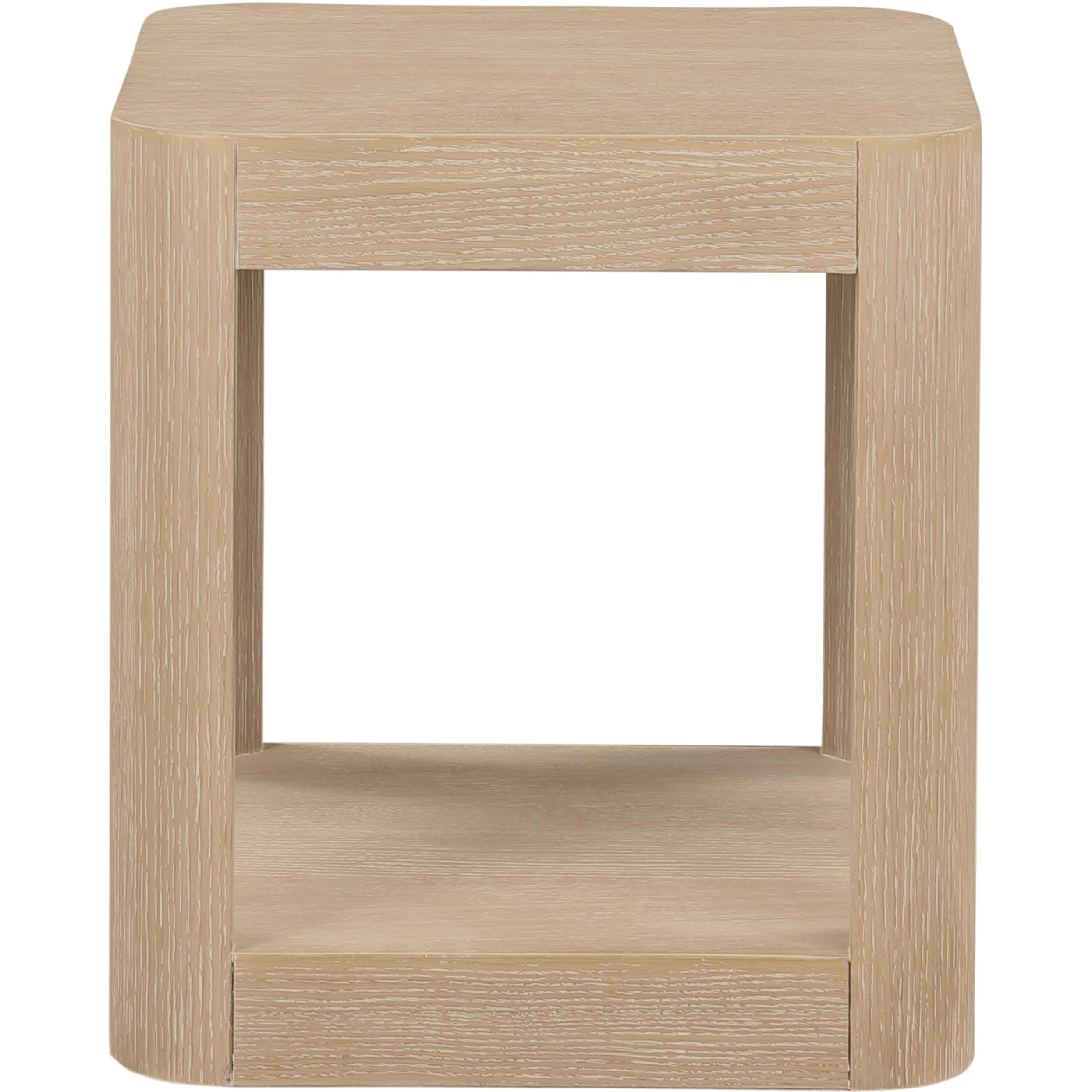 Meridian Reeves Natural End Table