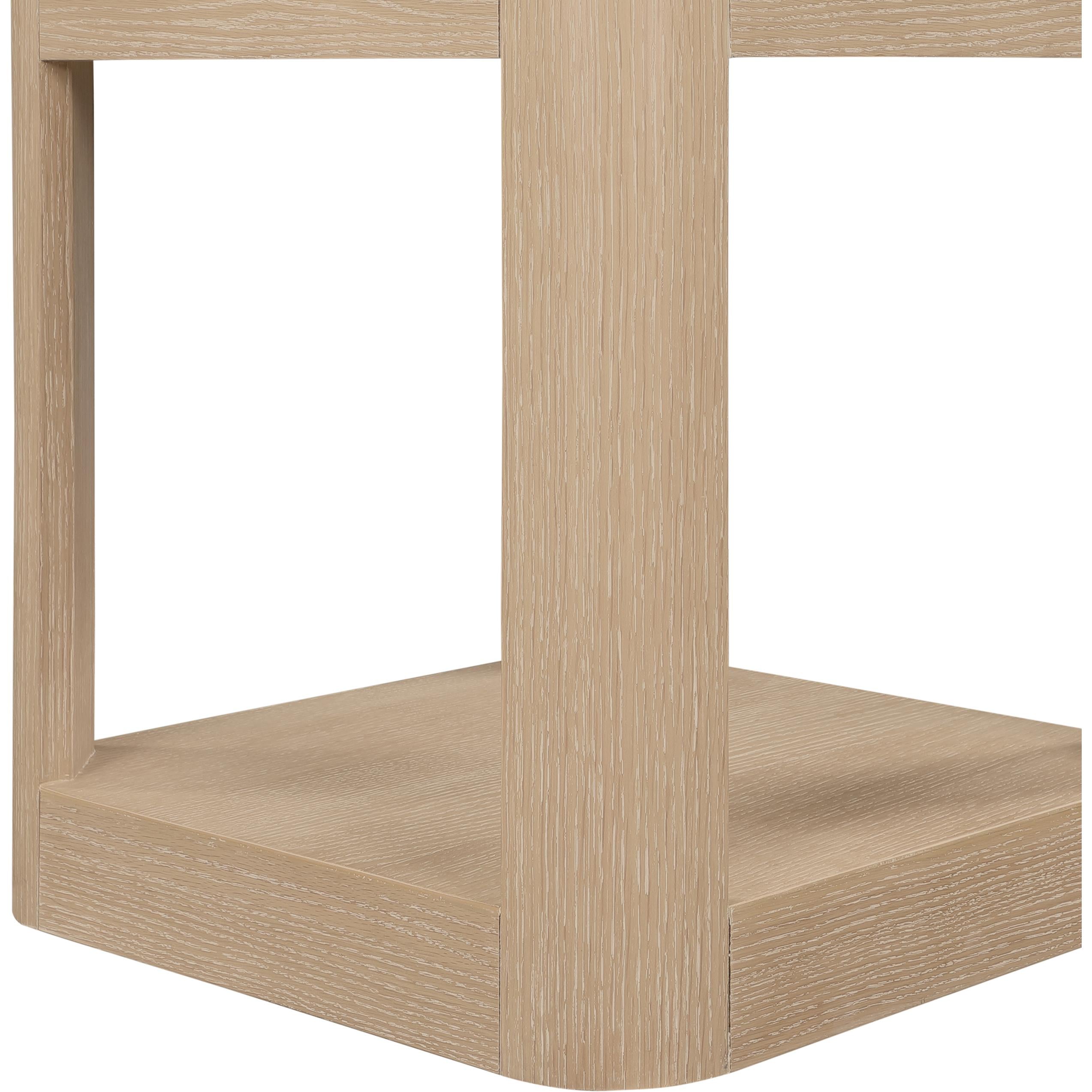Meridian Reeves Natural End Table