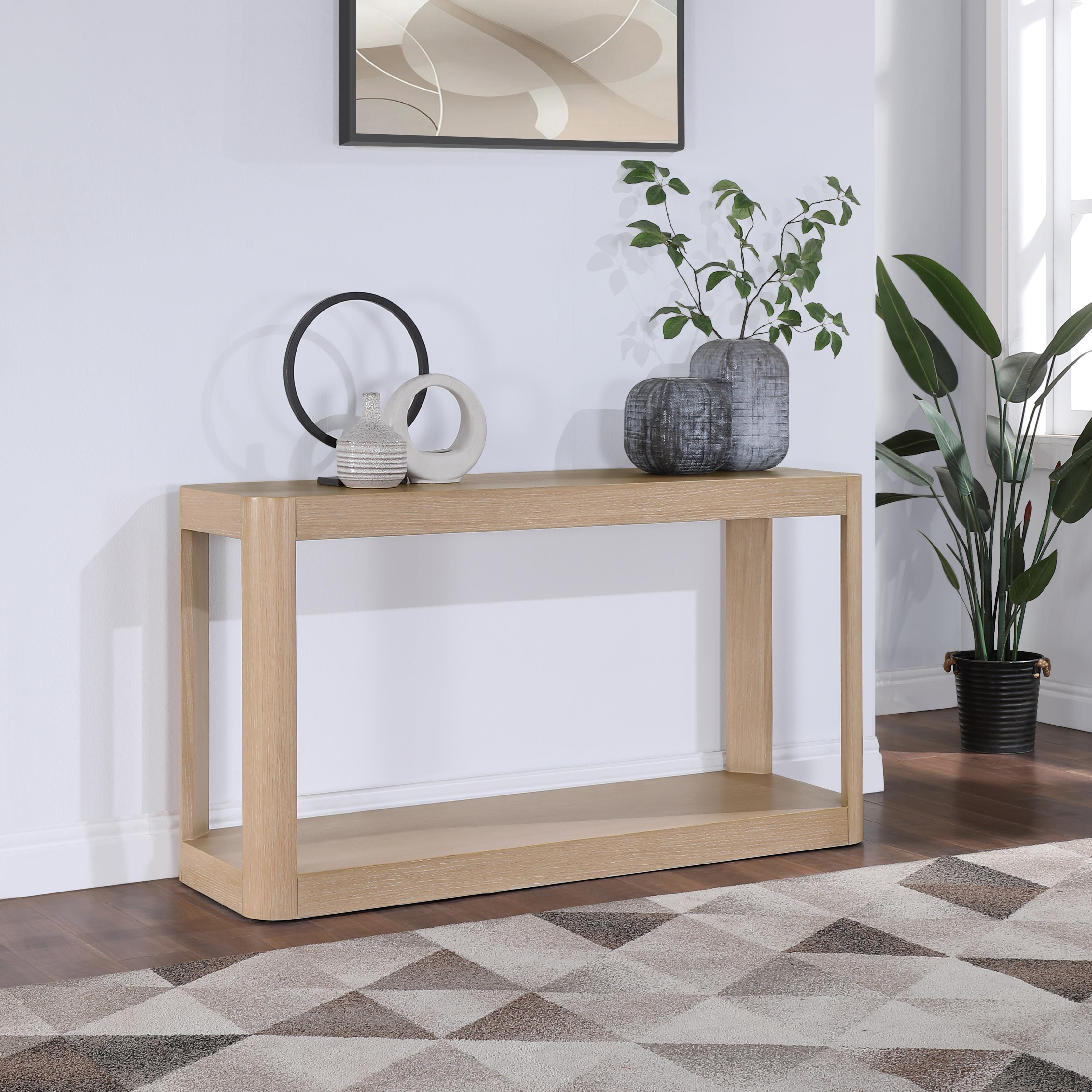 Meridian Reeves Natural Console Table