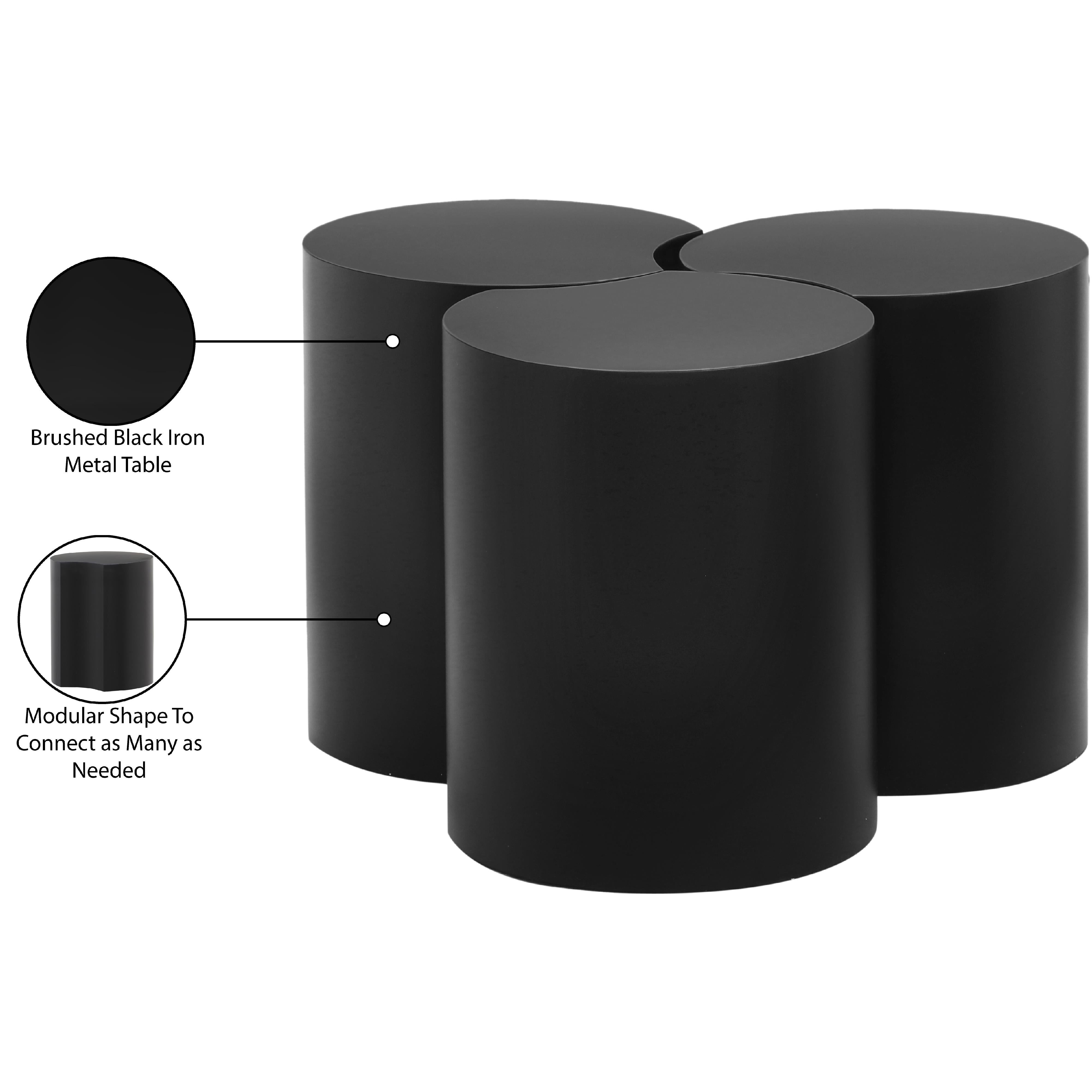 Meridian Dimple Black Coffee Table