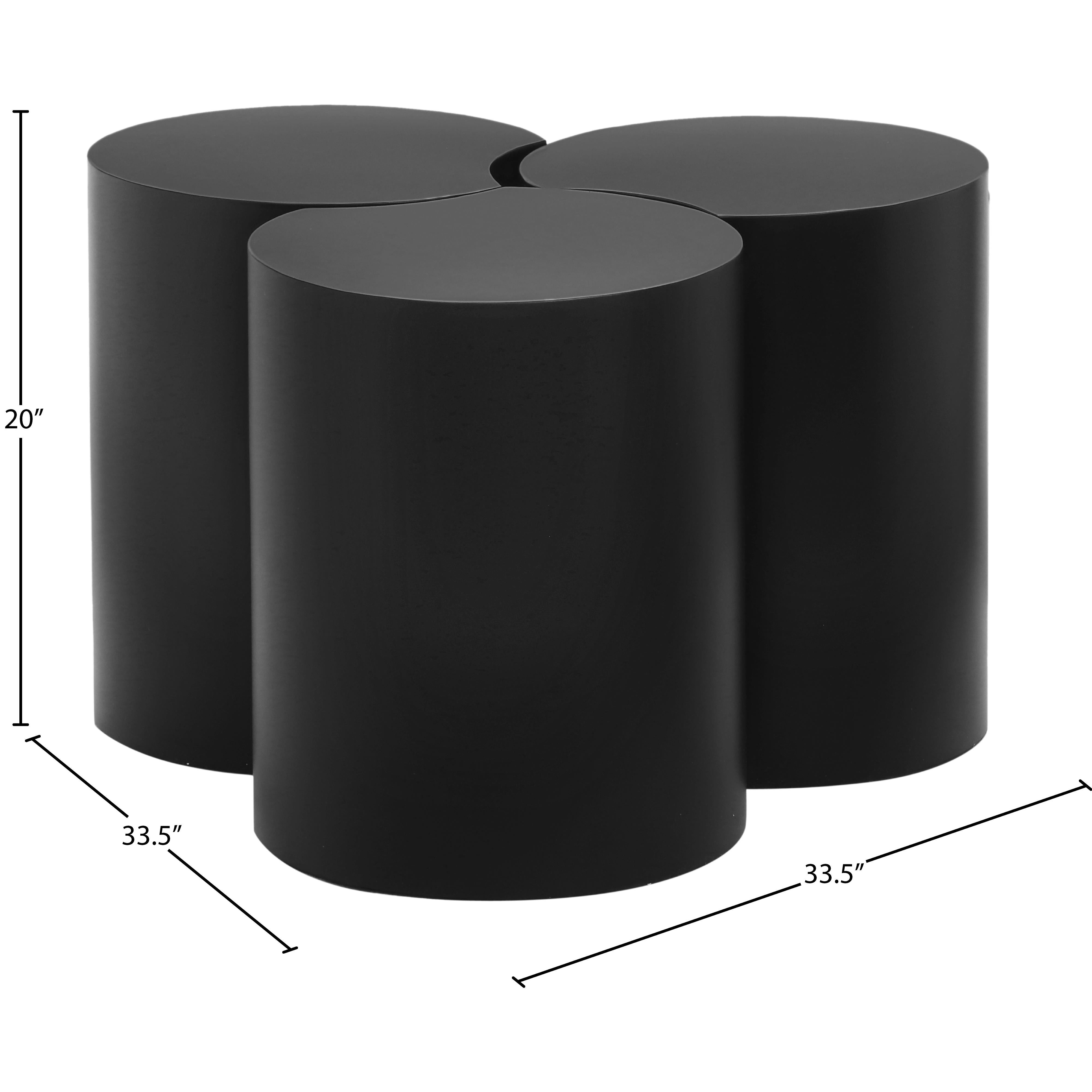 Meridian Dimple Black Coffee Table