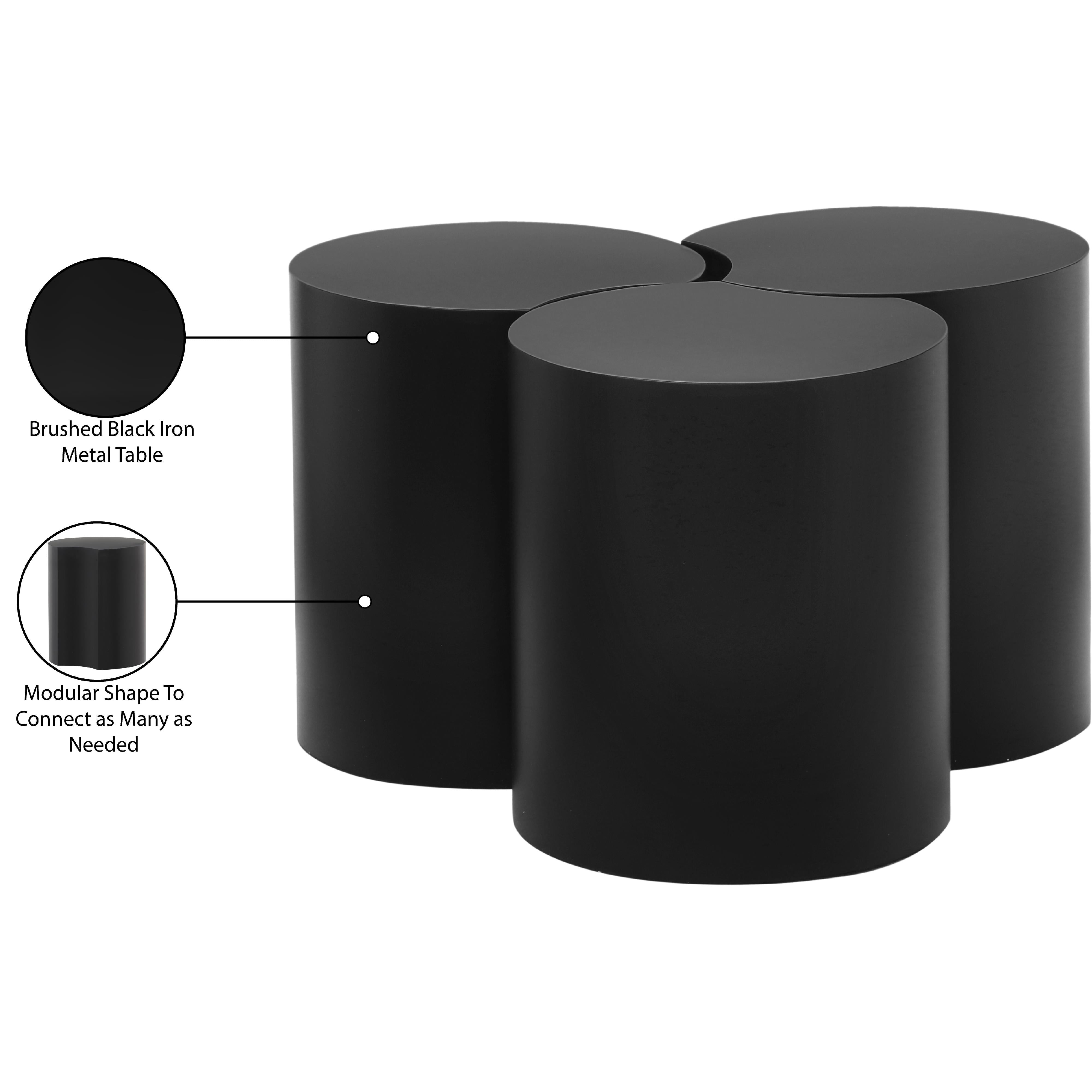 Meridian Dimple Black Coffee Table
