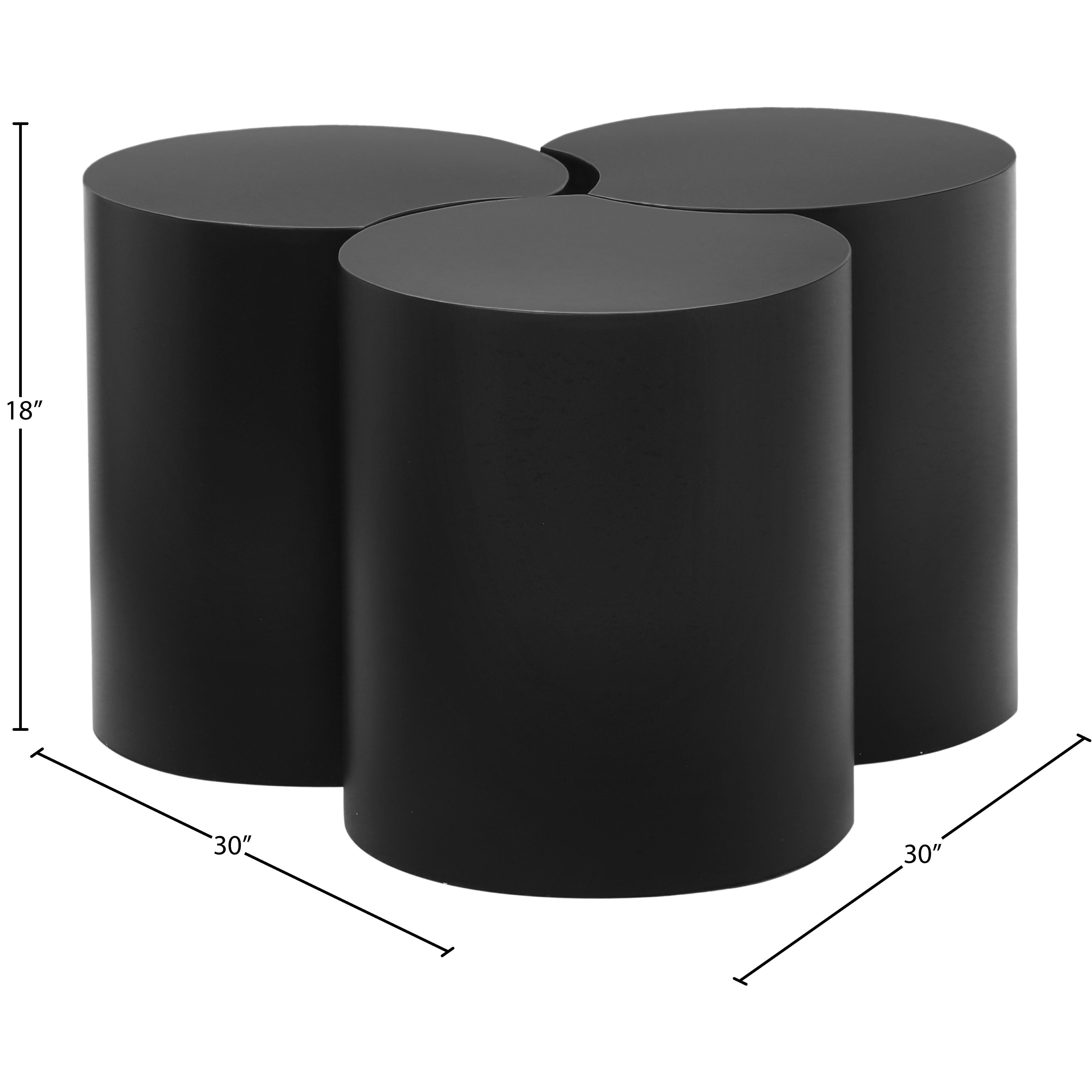 Meridian Dimple Black Coffee Table