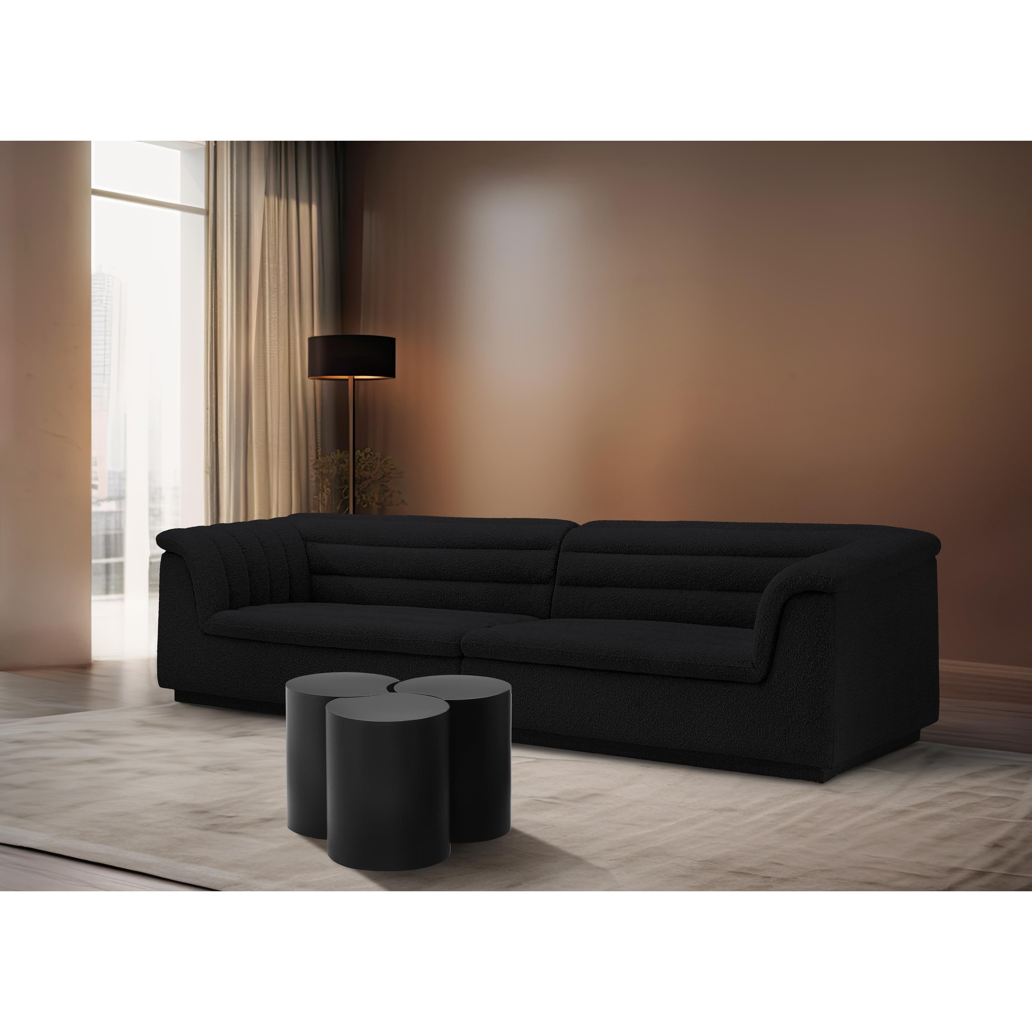 Meridian Dimple Black Coffee Table