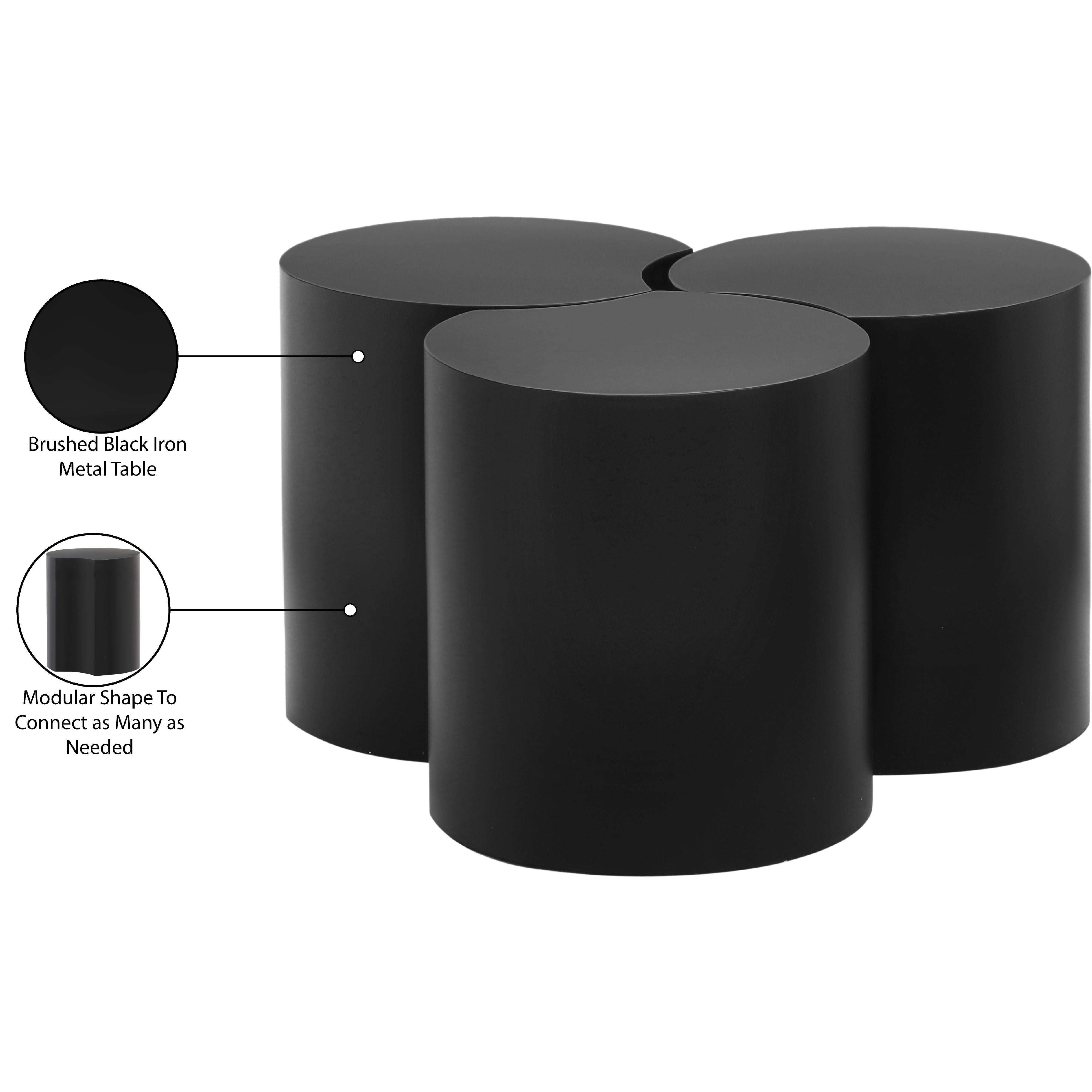 Meridian Dimple Black Coffee Table
