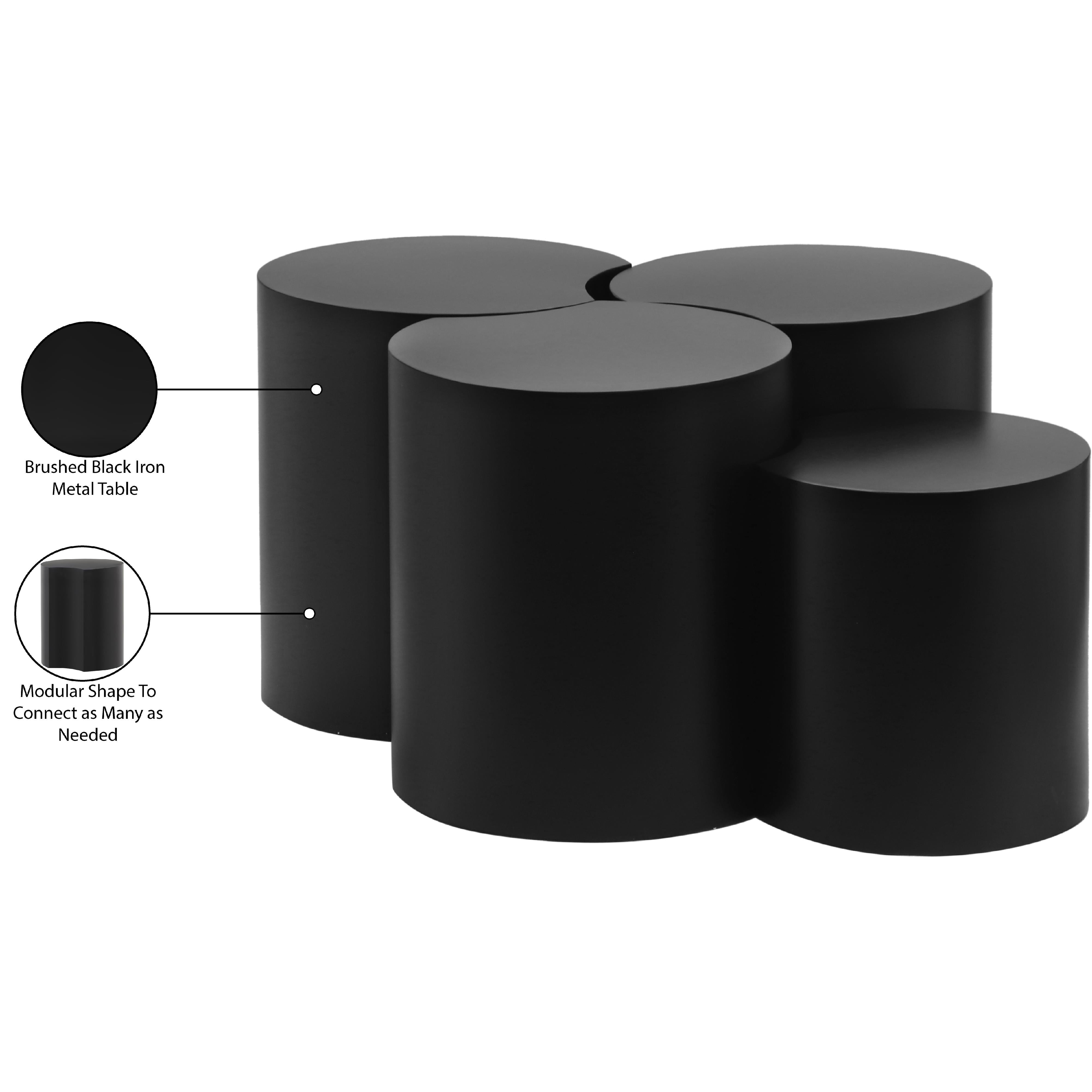 Meridian Dimple Black Coffee Table