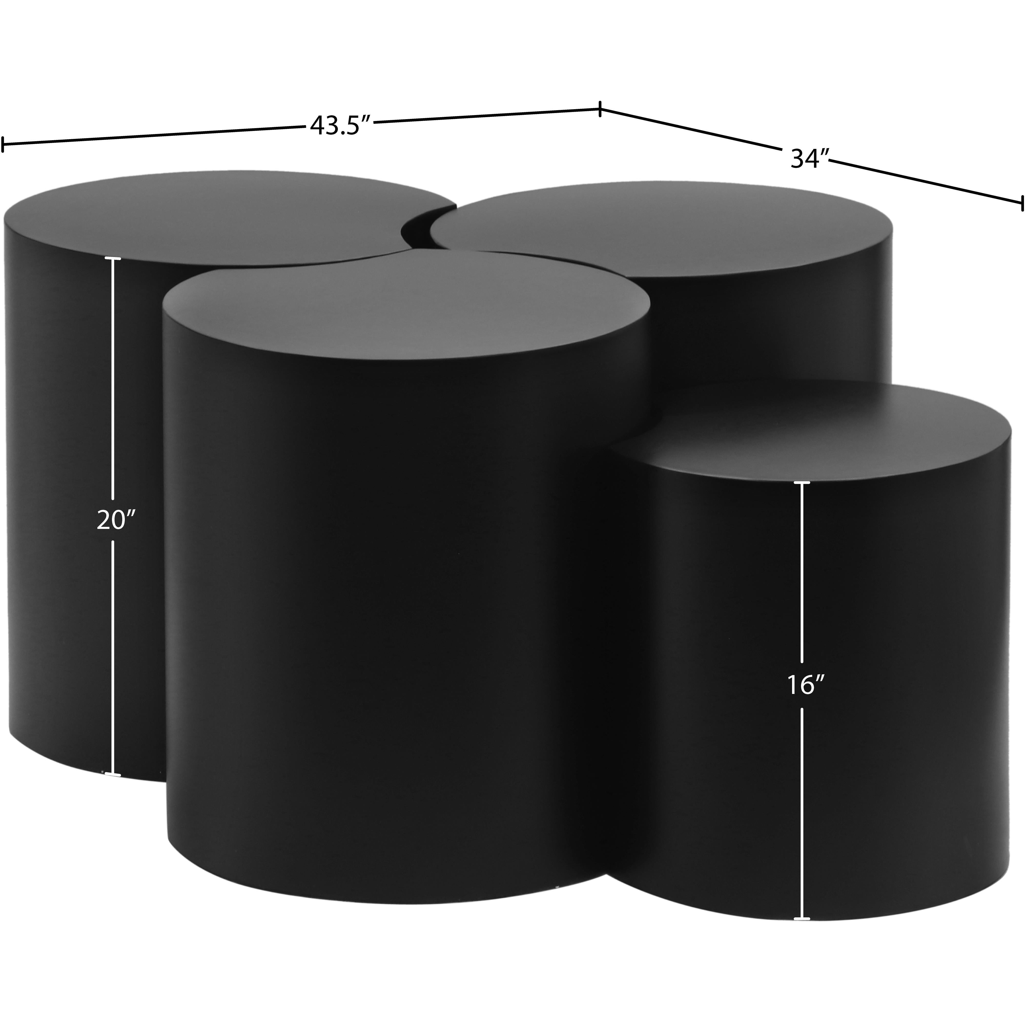 Meridian Dimple Black Coffee Table