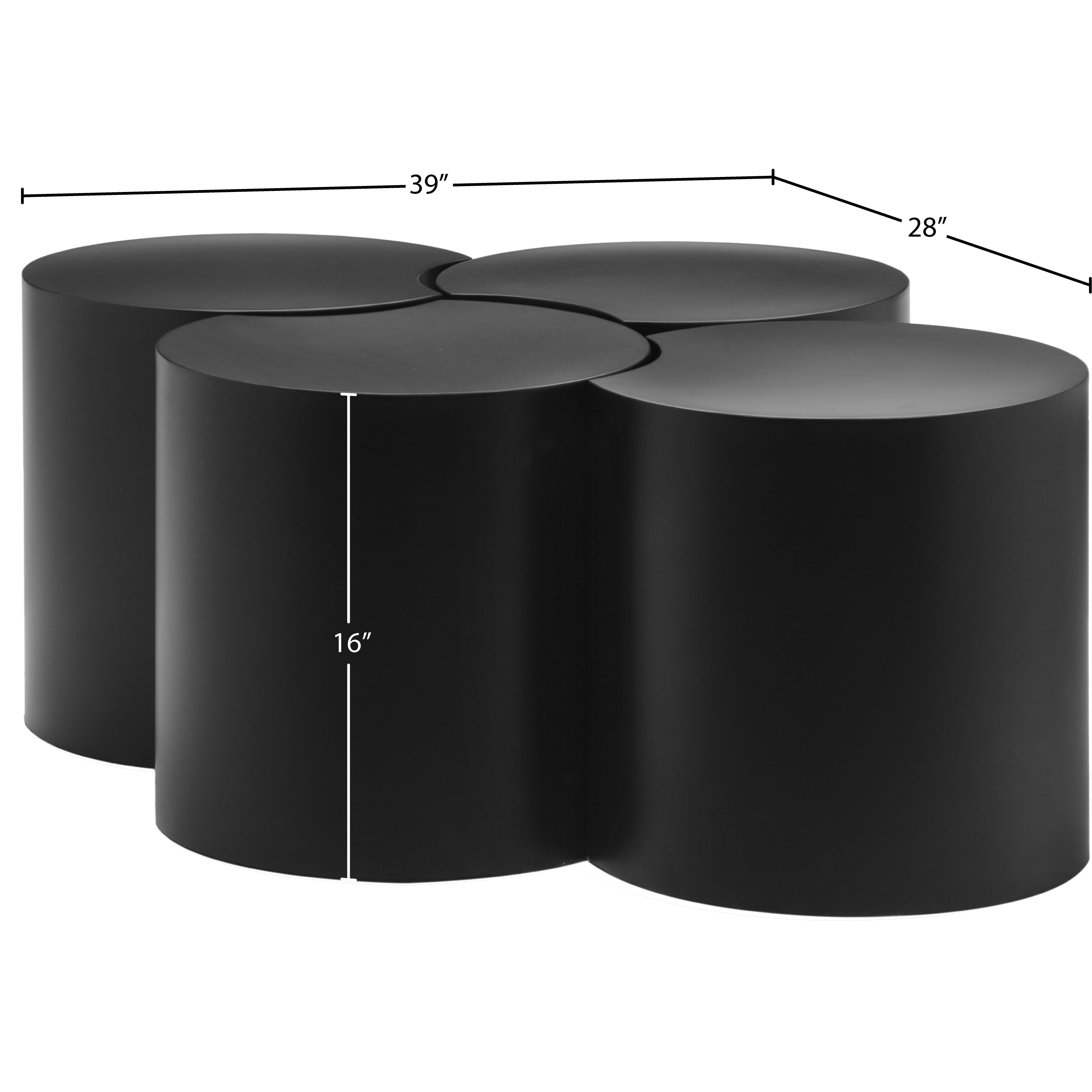 Meridian Dimple Black Coffee Table