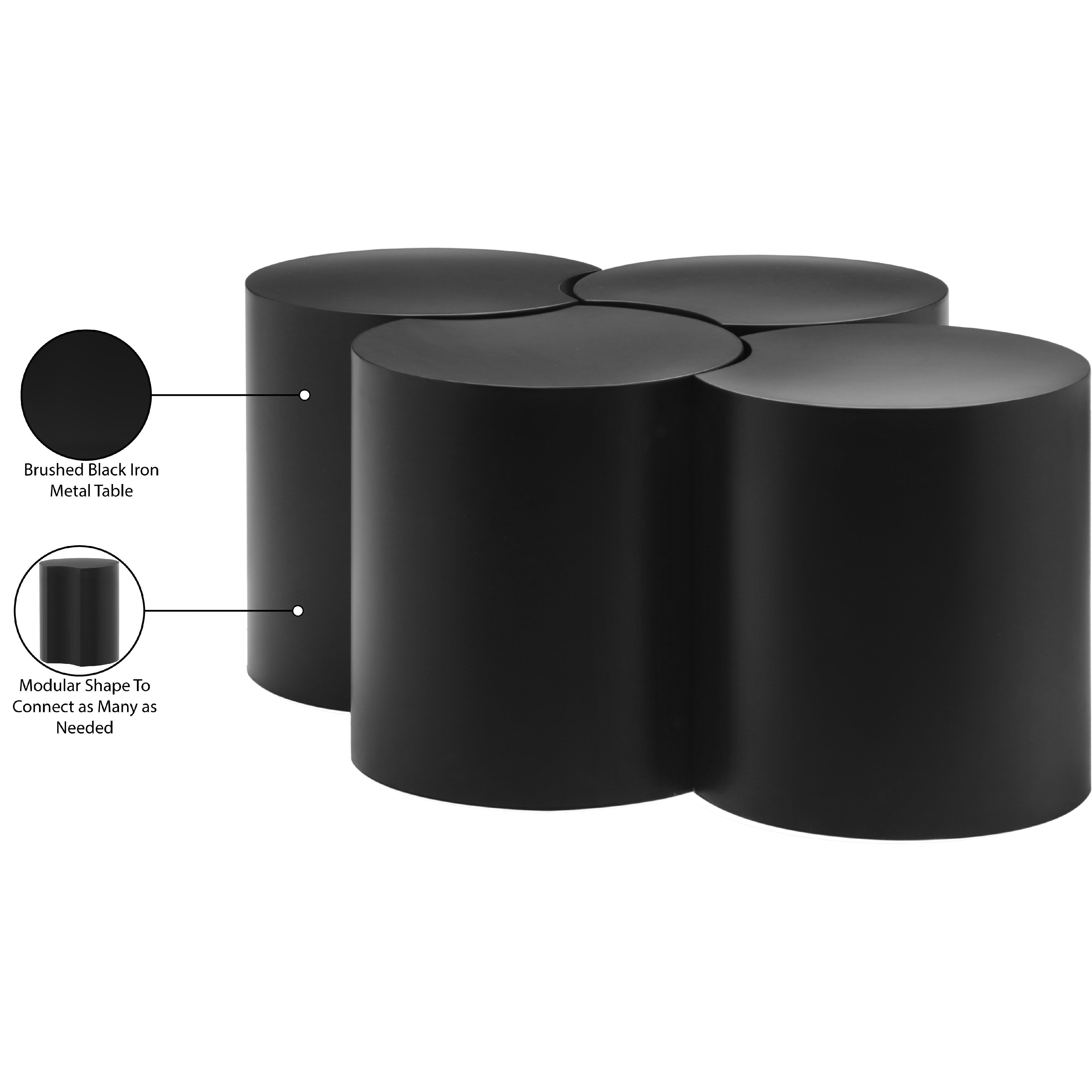 Meridian Dimple Black Coffee Table