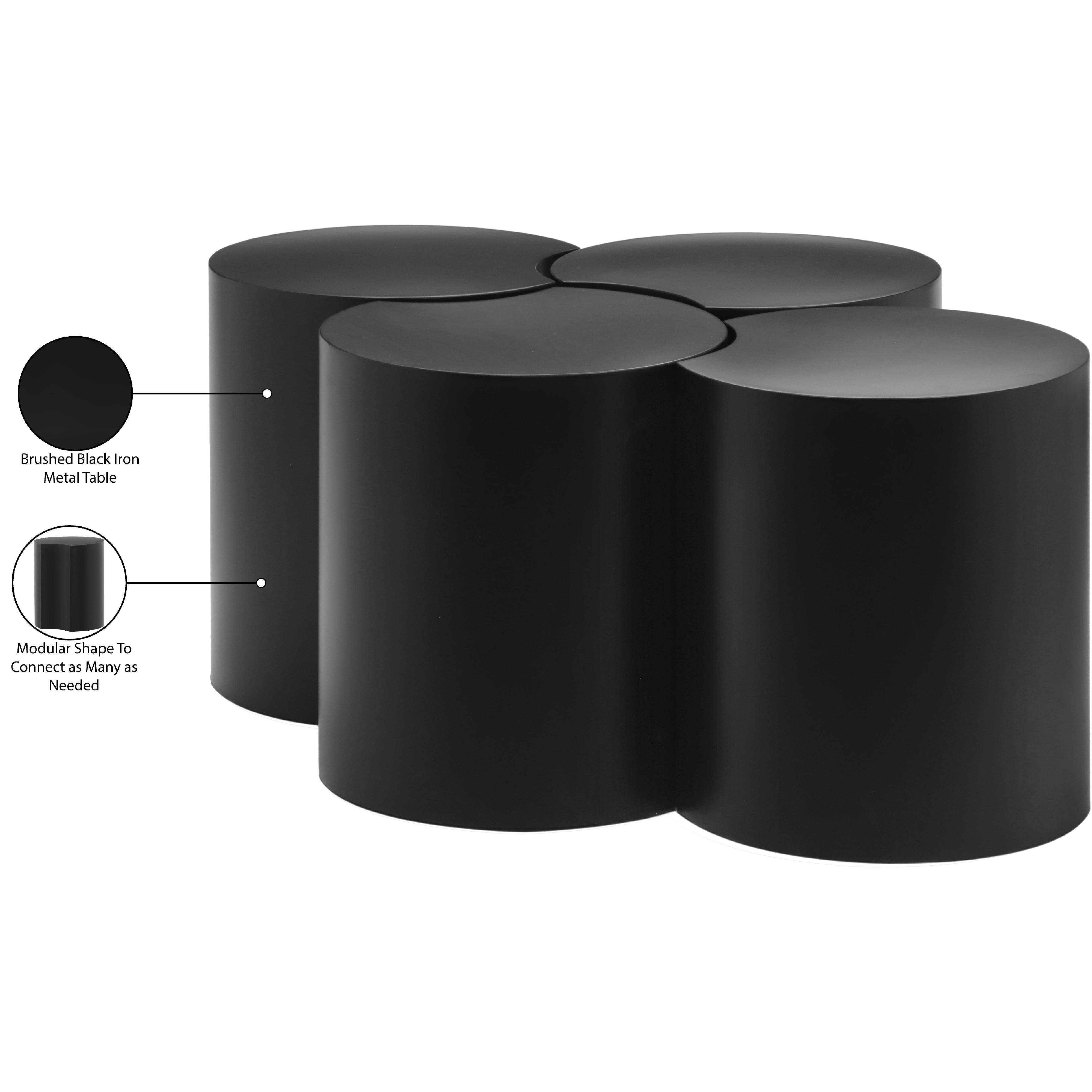 Meridian Dimple Black Coffee Table