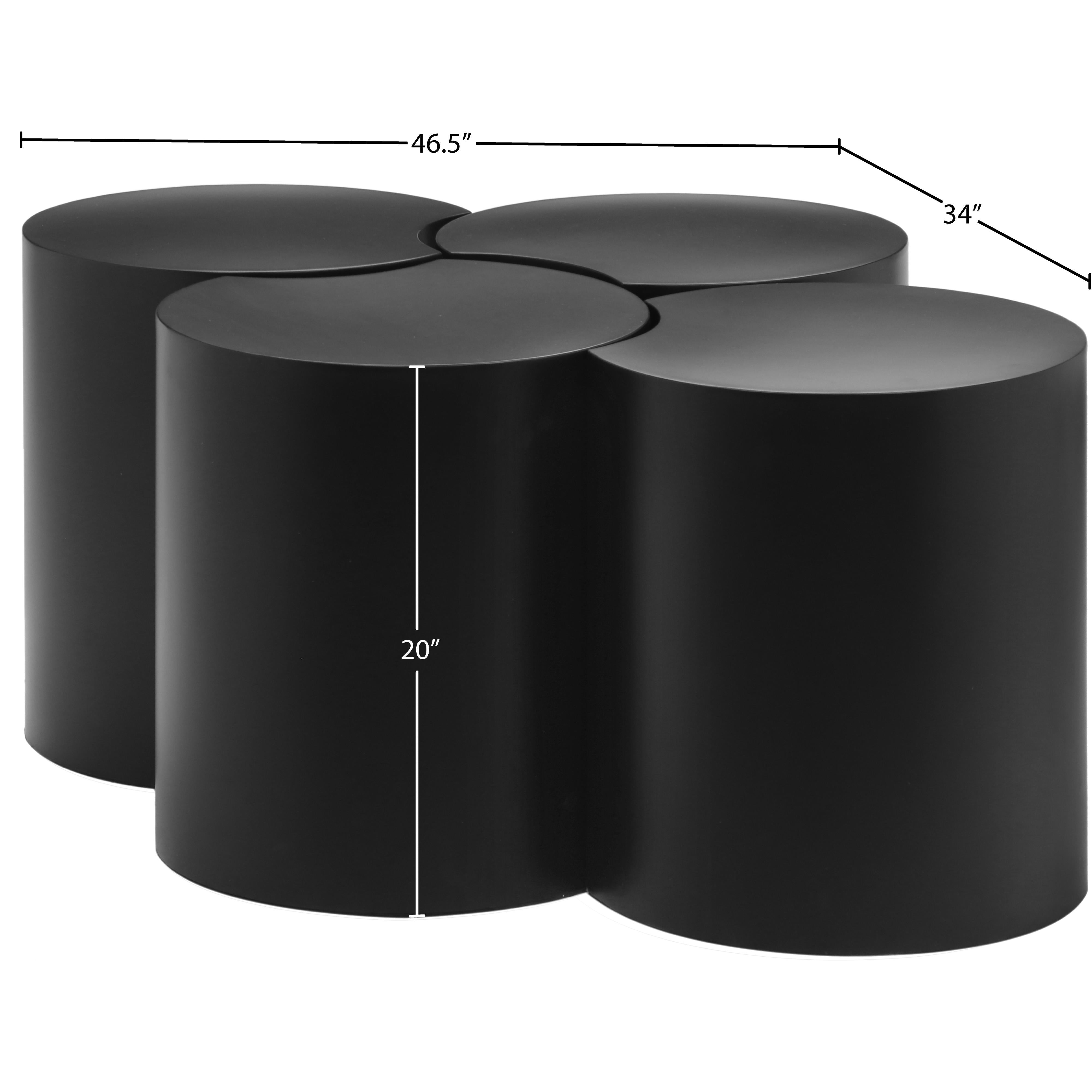 Meridian Dimple Black Coffee Table