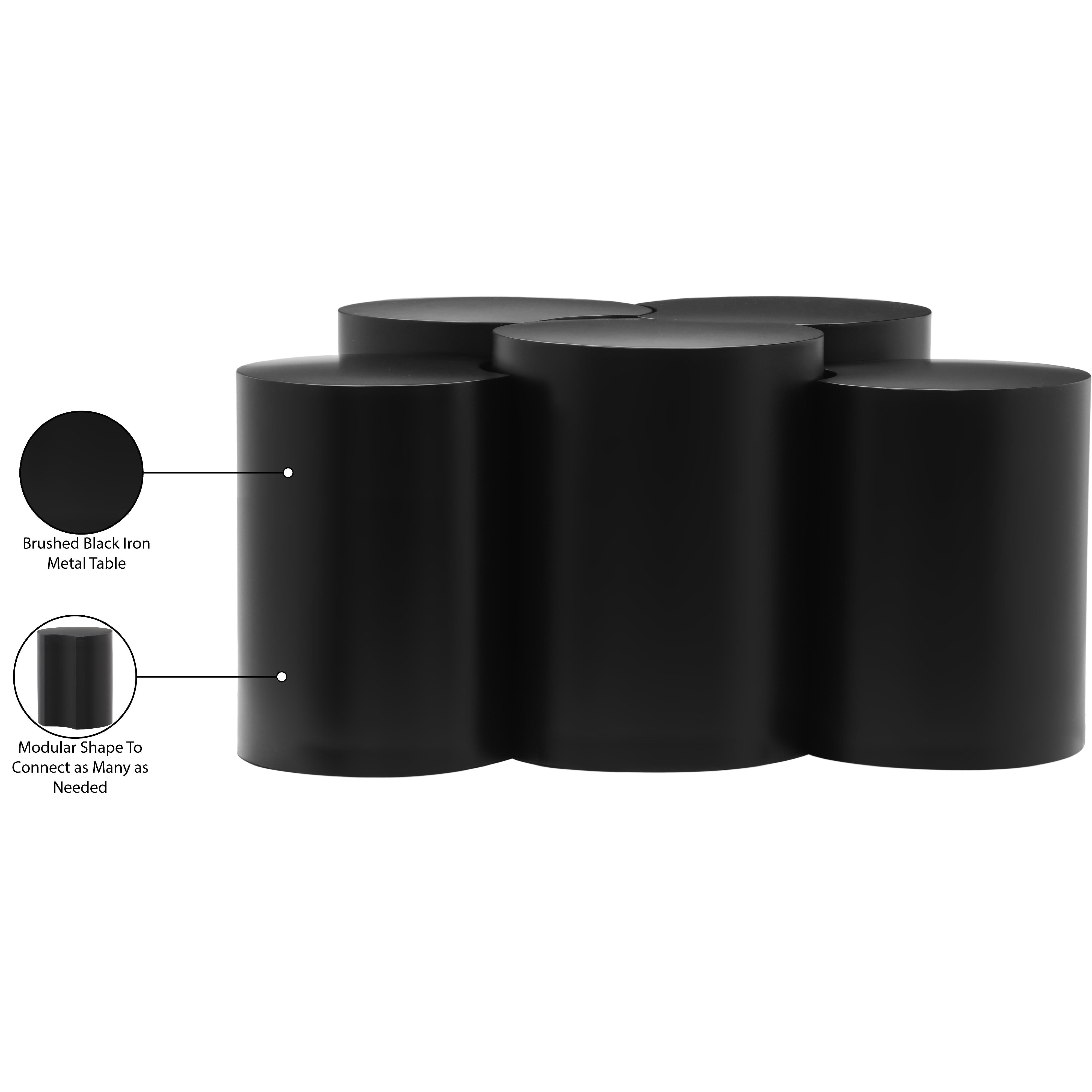 Meridian Dimple Black Coffee Table