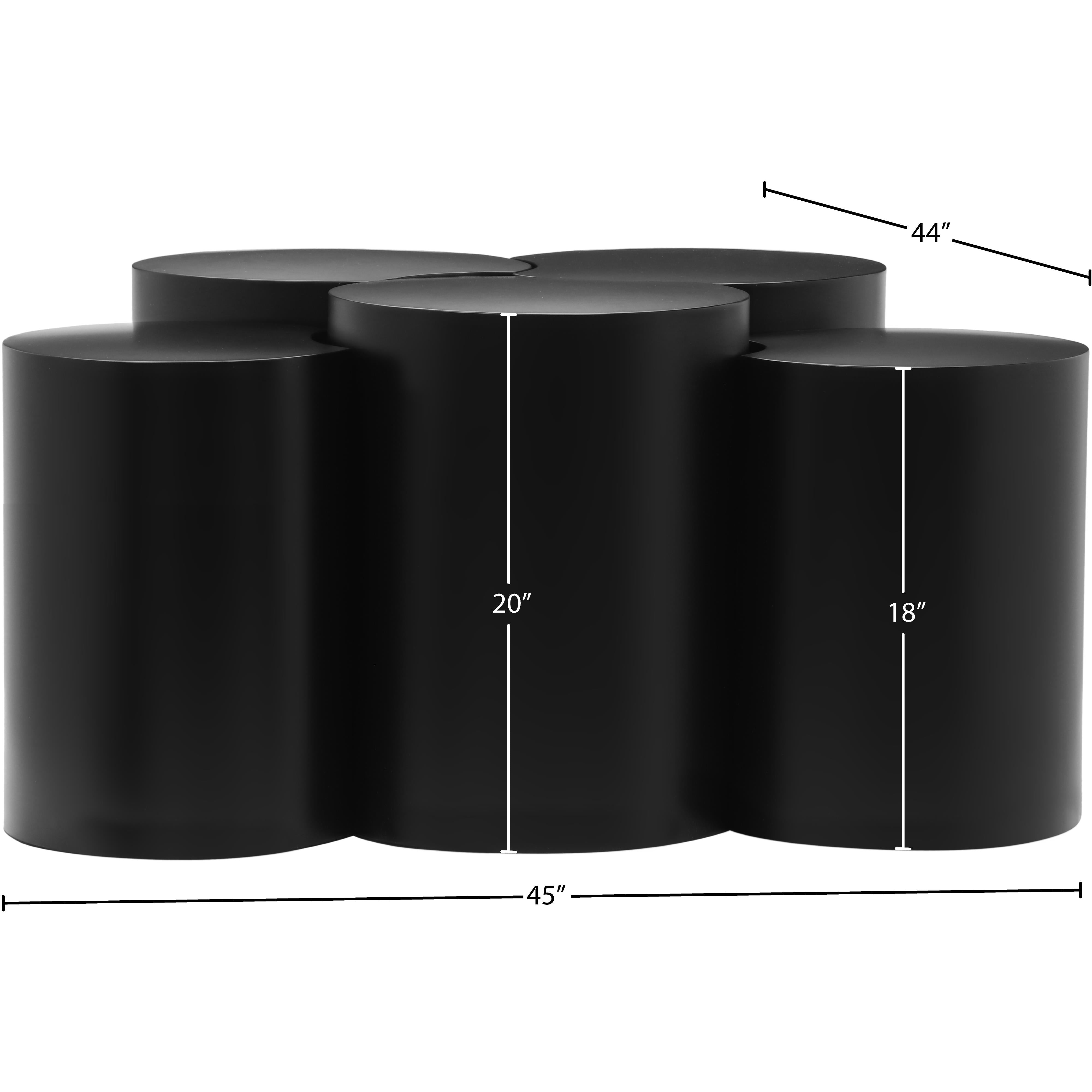 Meridian Dimple Black Coffee Table