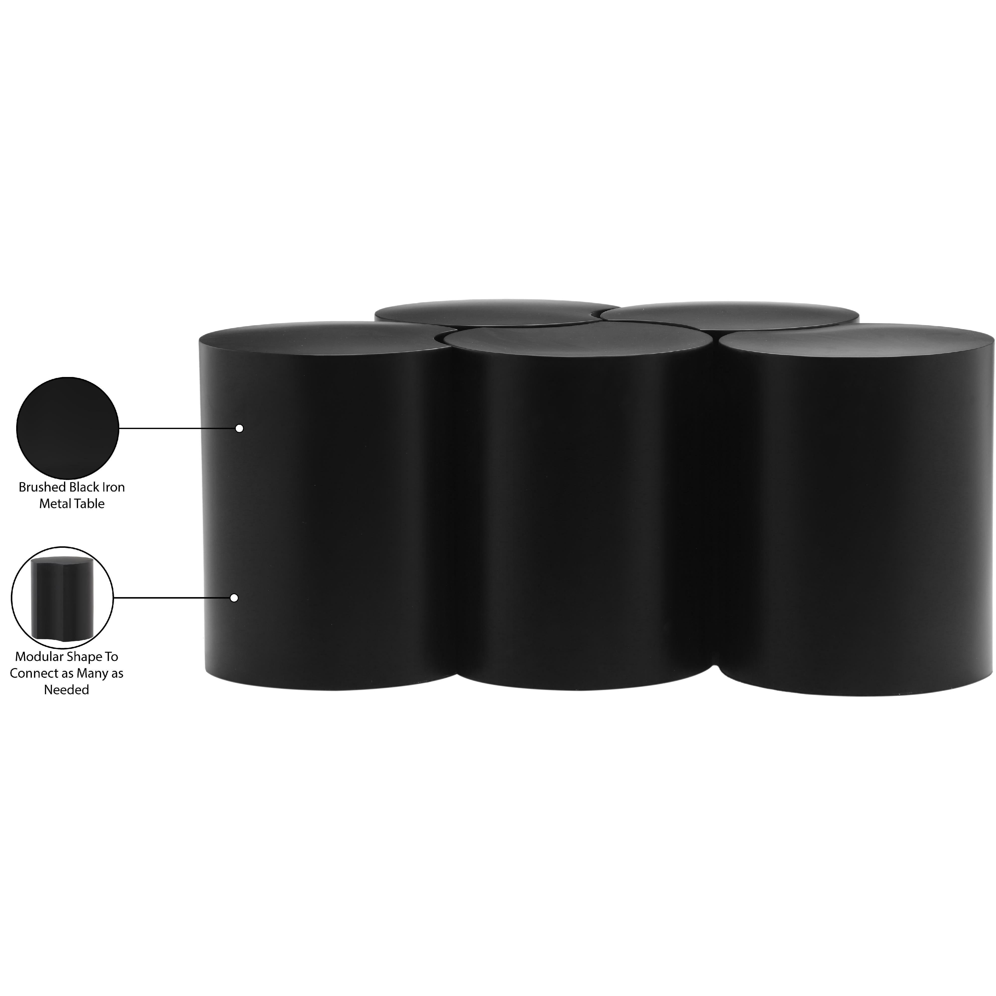 Meridian Dimple Black Coffee Table