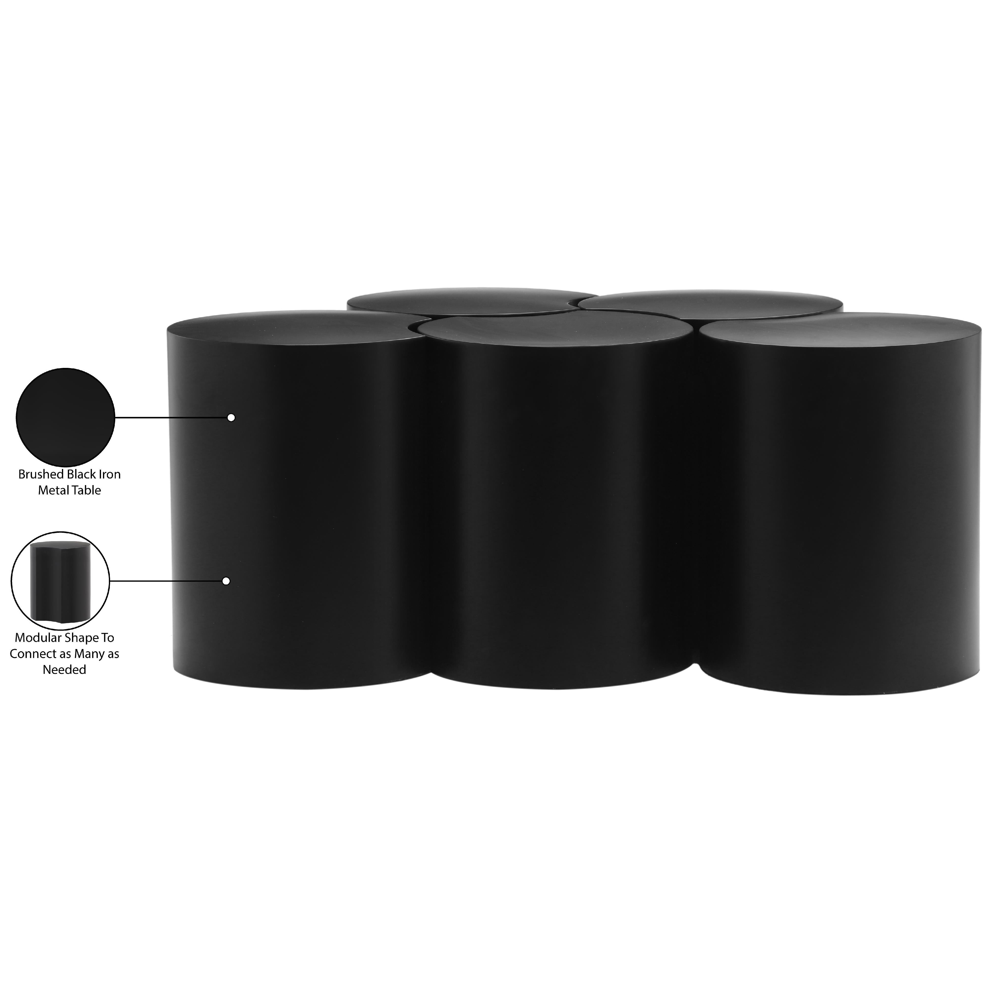 Meridian Dimple Black Coffee Table