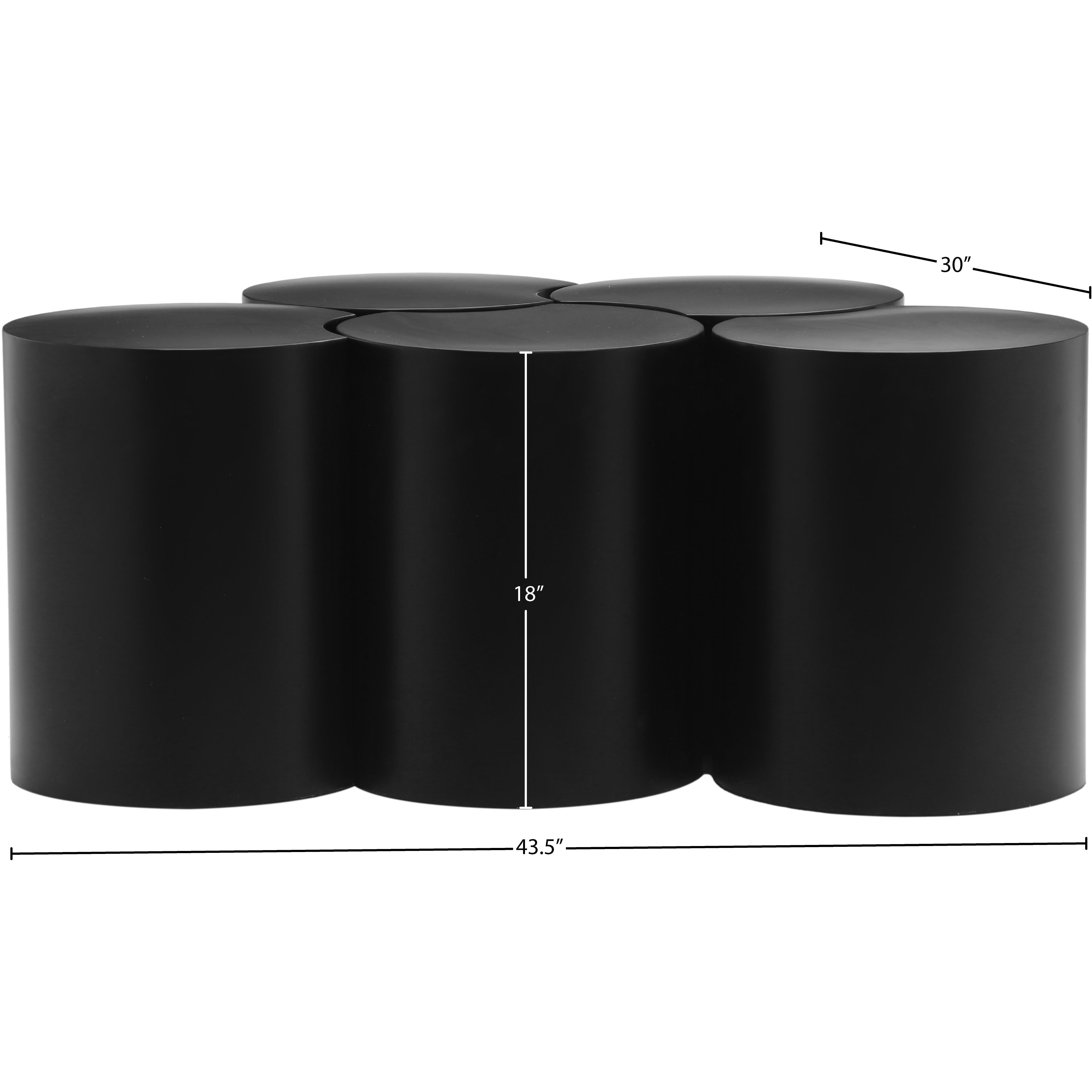 Meridian Dimple Black Coffee Table