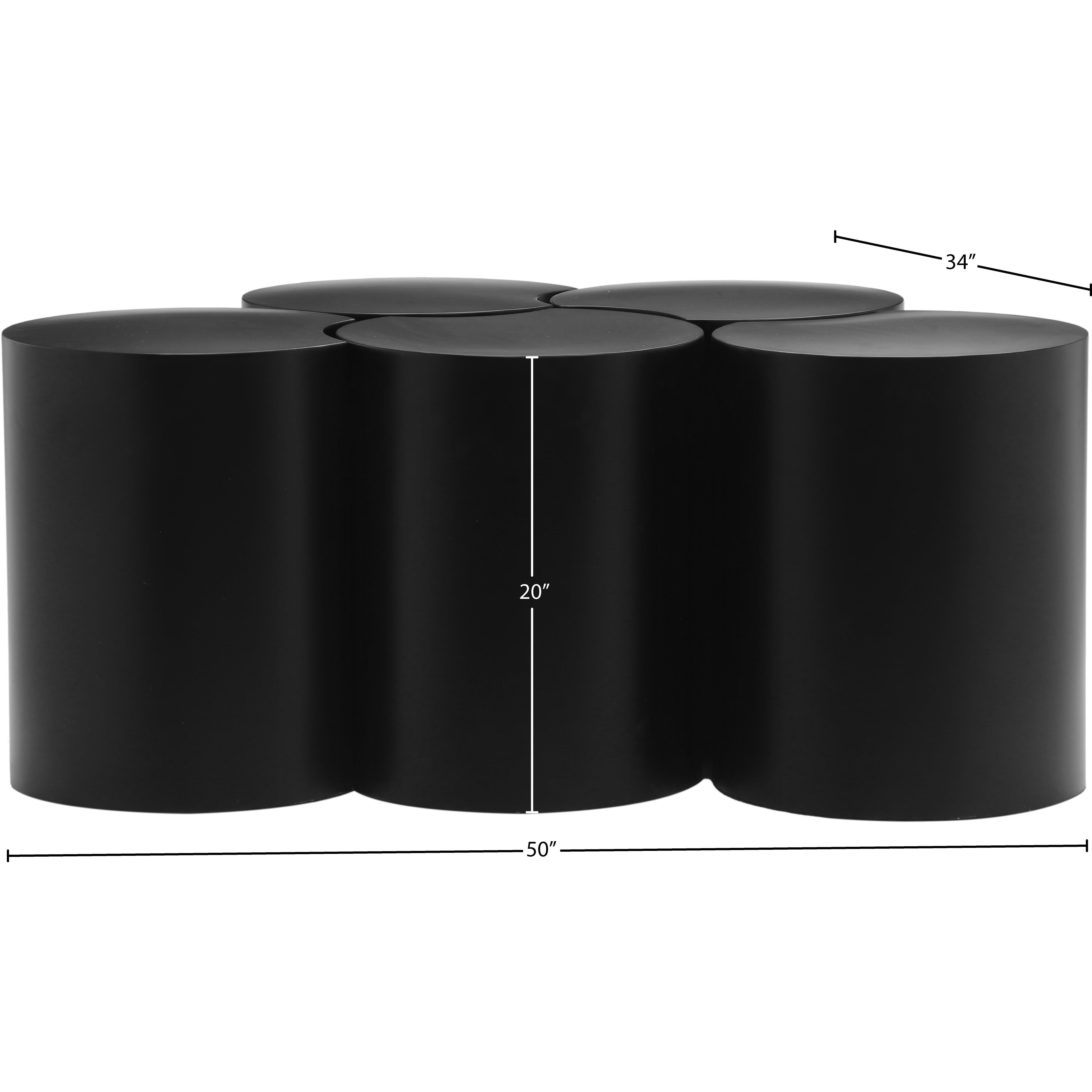Meridian Dimple Black Coffee Table