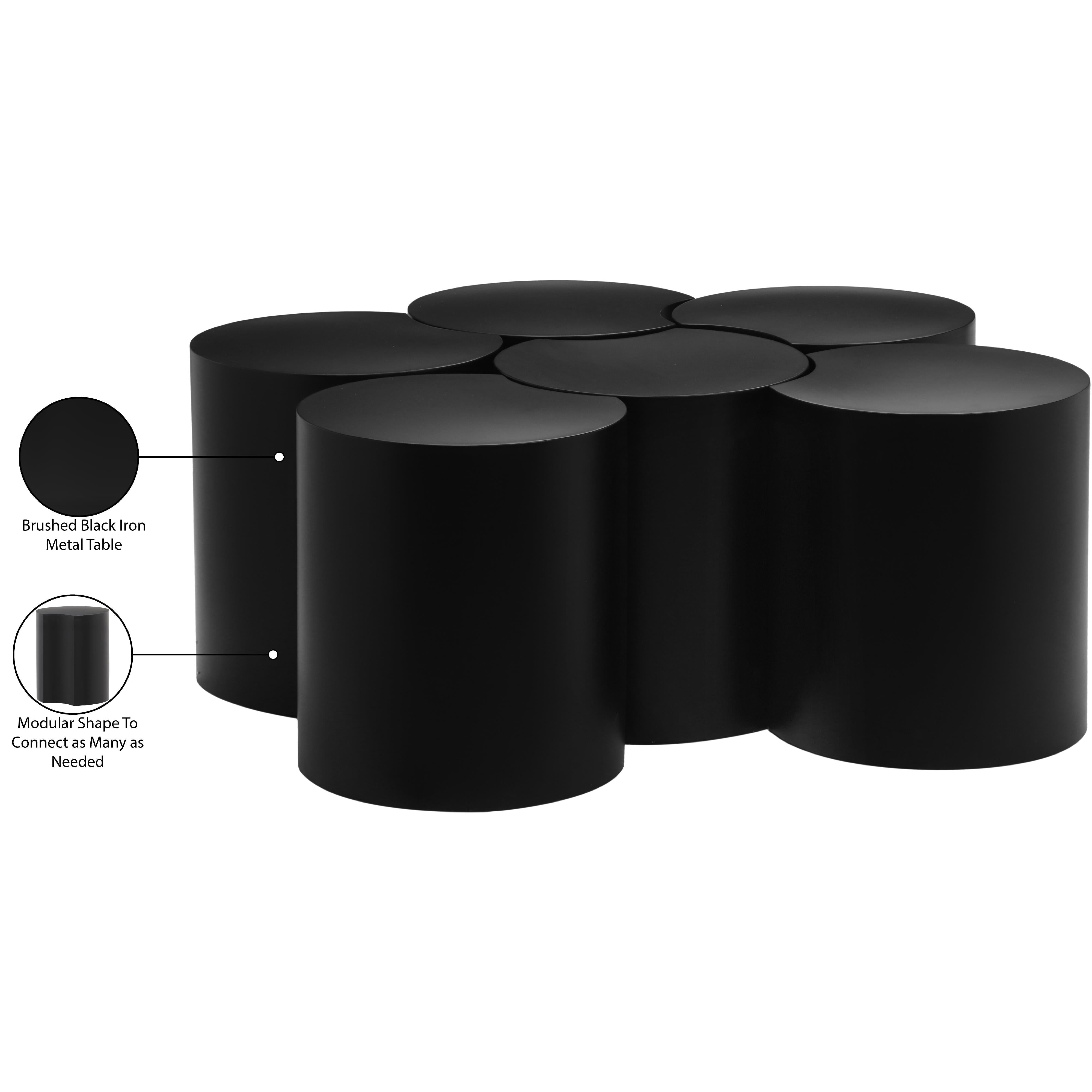 Meridian Dimple Black Coffee Table