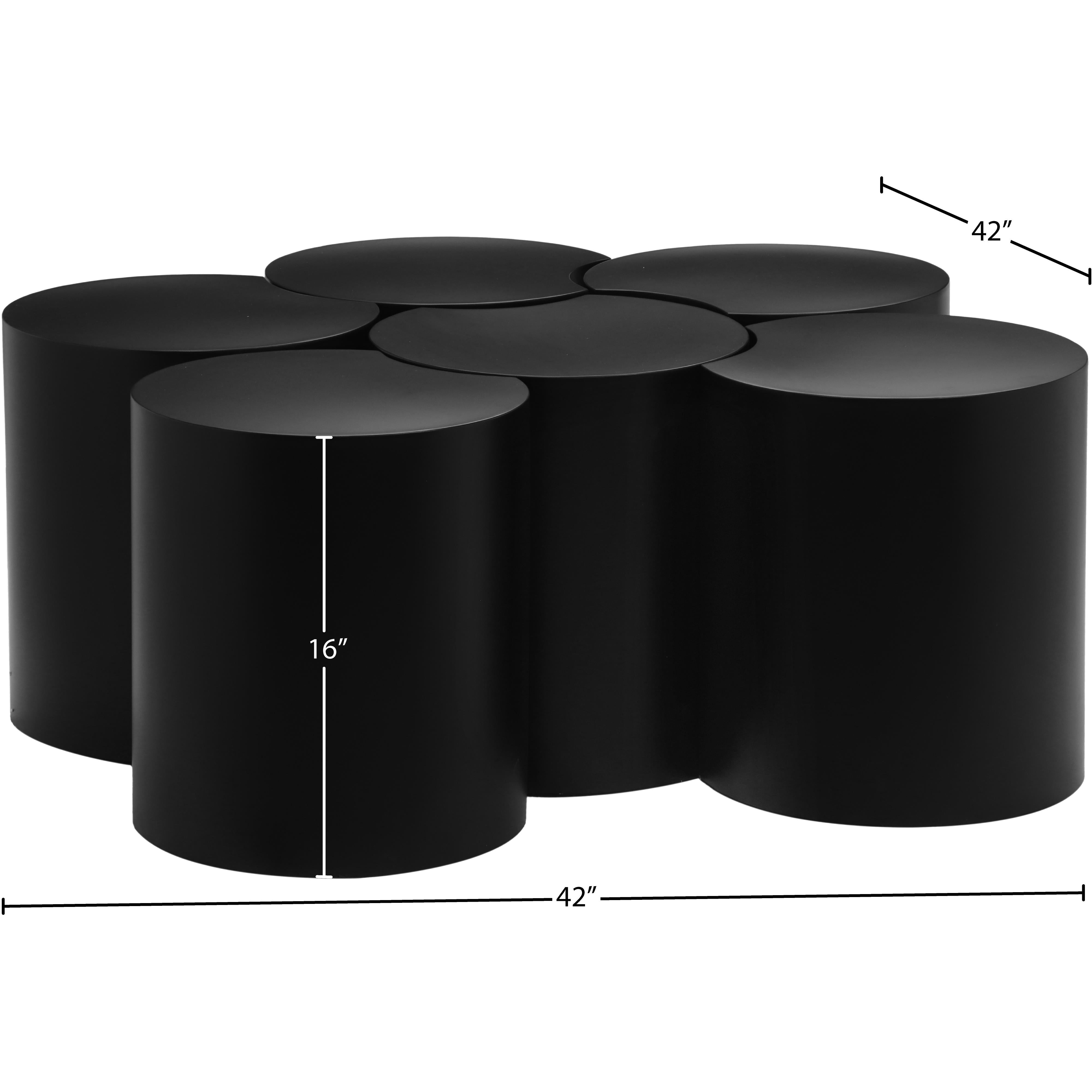 Meridian Dimple Black Coffee Table