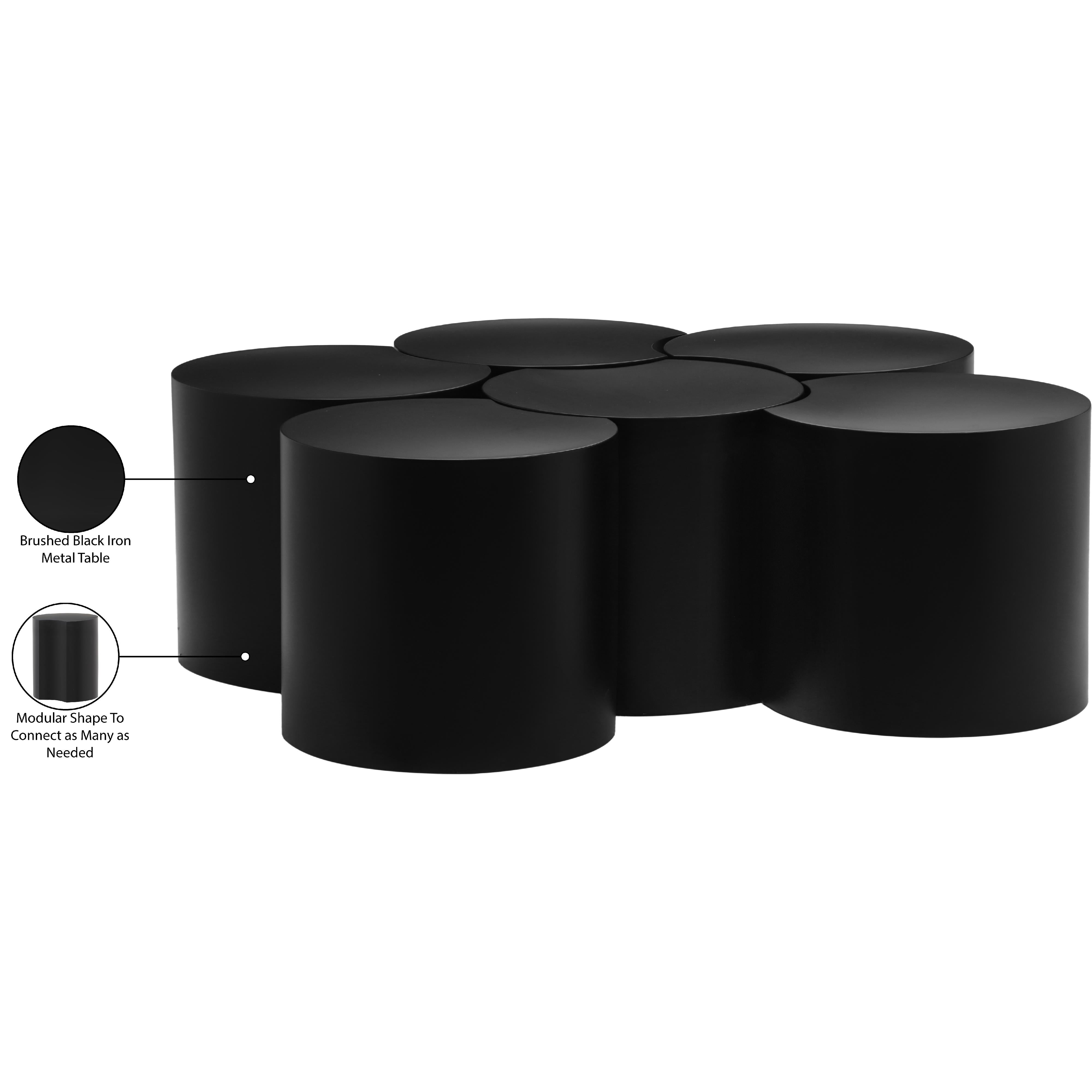 Meridian Dimple Black Coffee Table