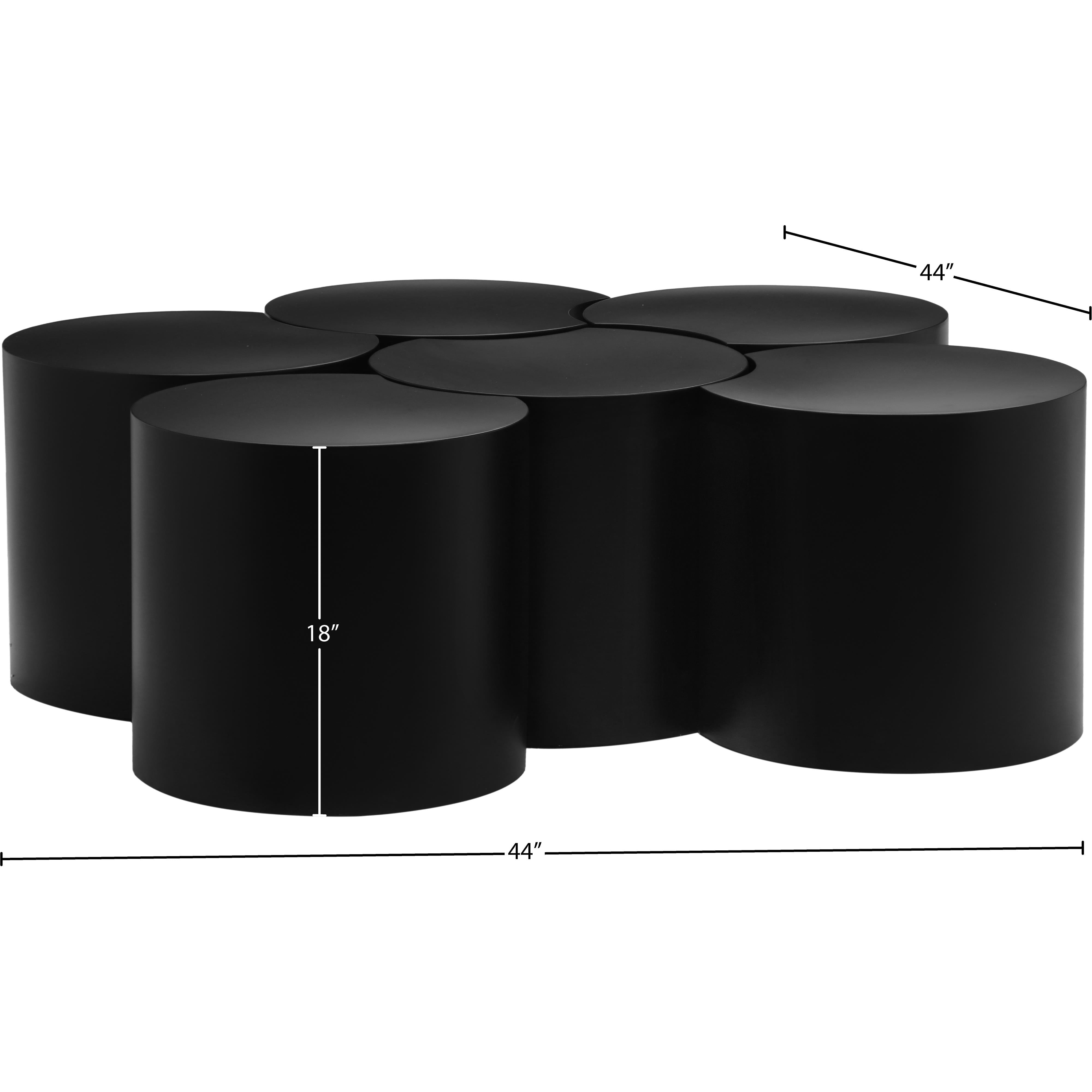 Meridian Dimple Black Coffee Table