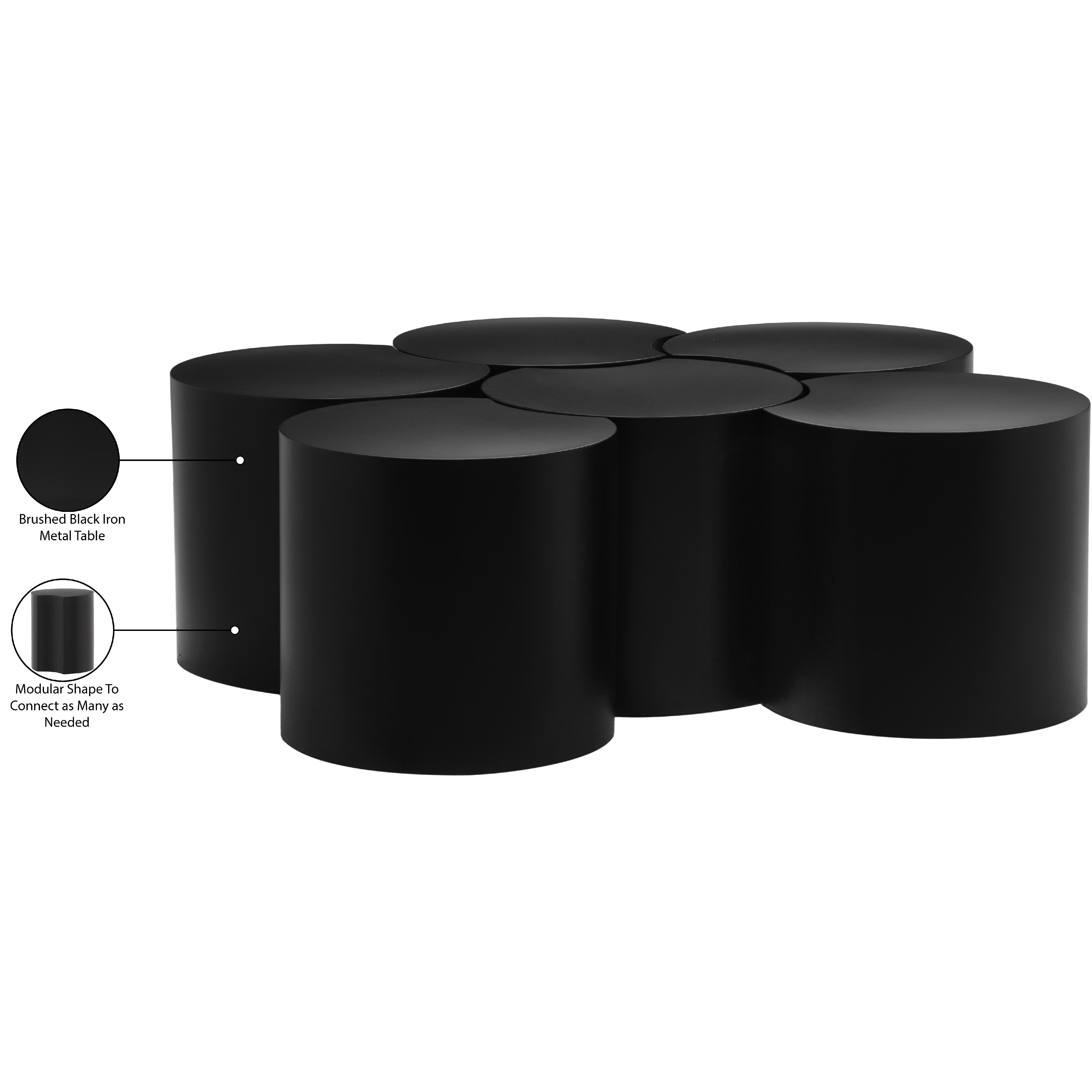 Meridian Dimple Black Coffee Table