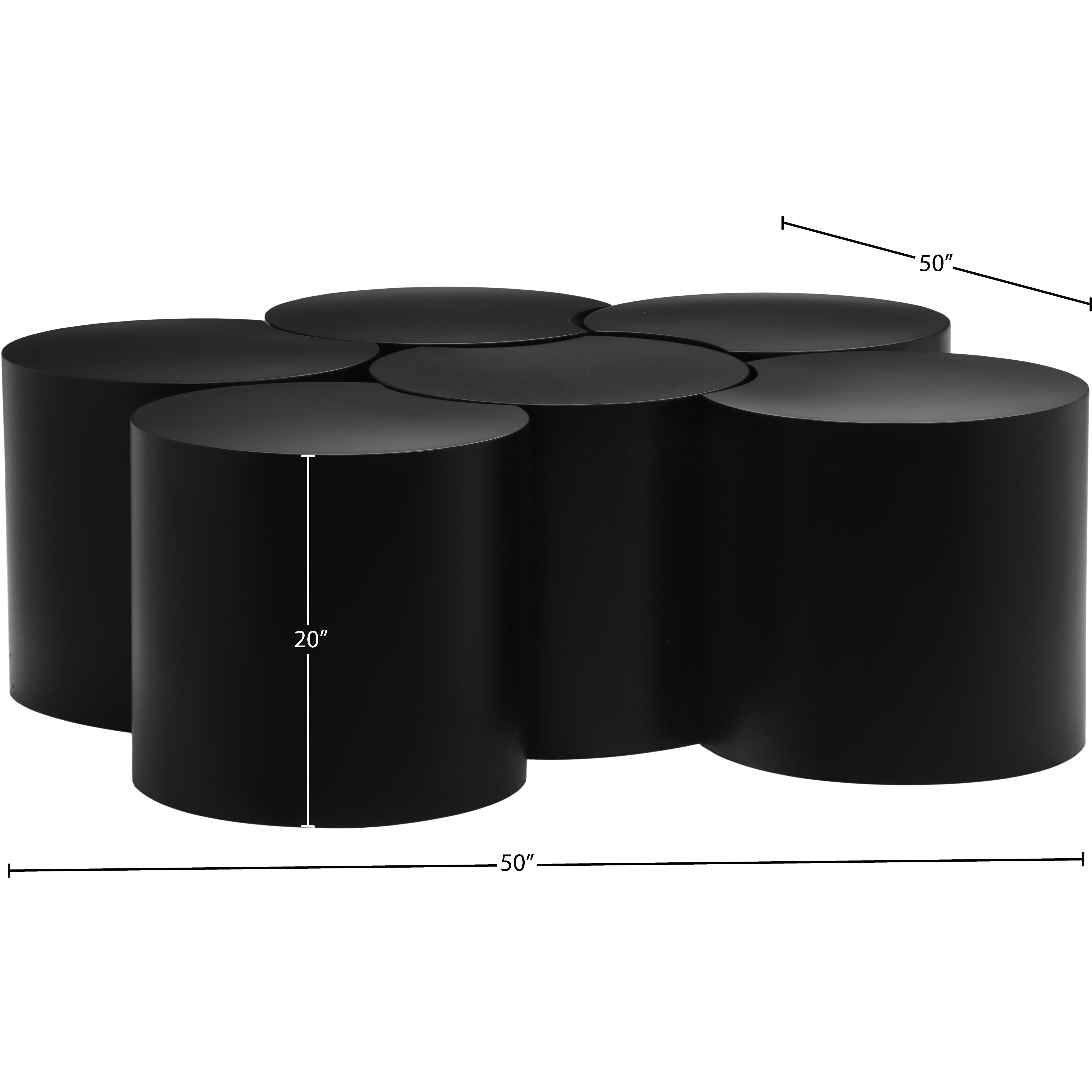 Meridian Dimple Black Coffee Table