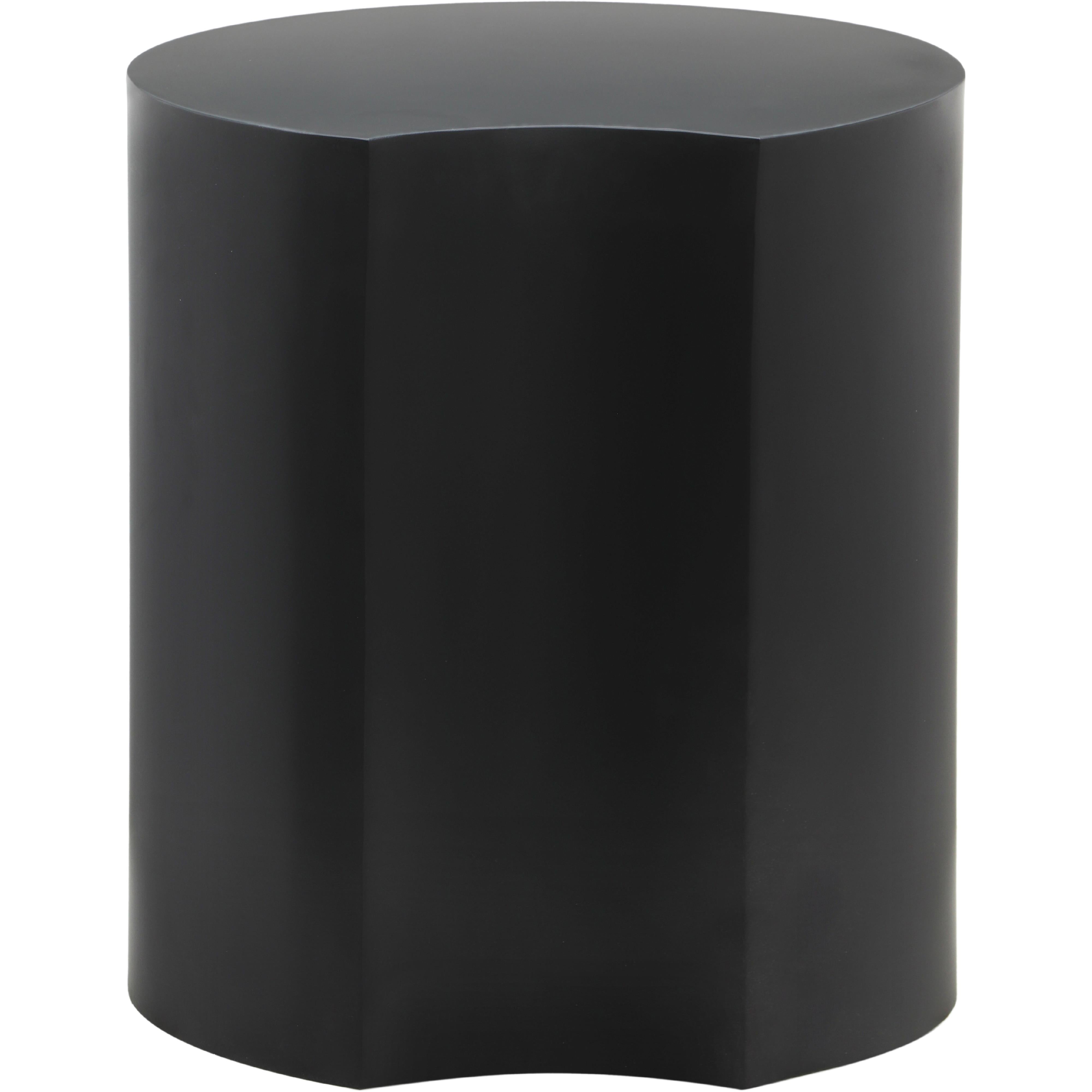 Meridian Dimple Black End Table