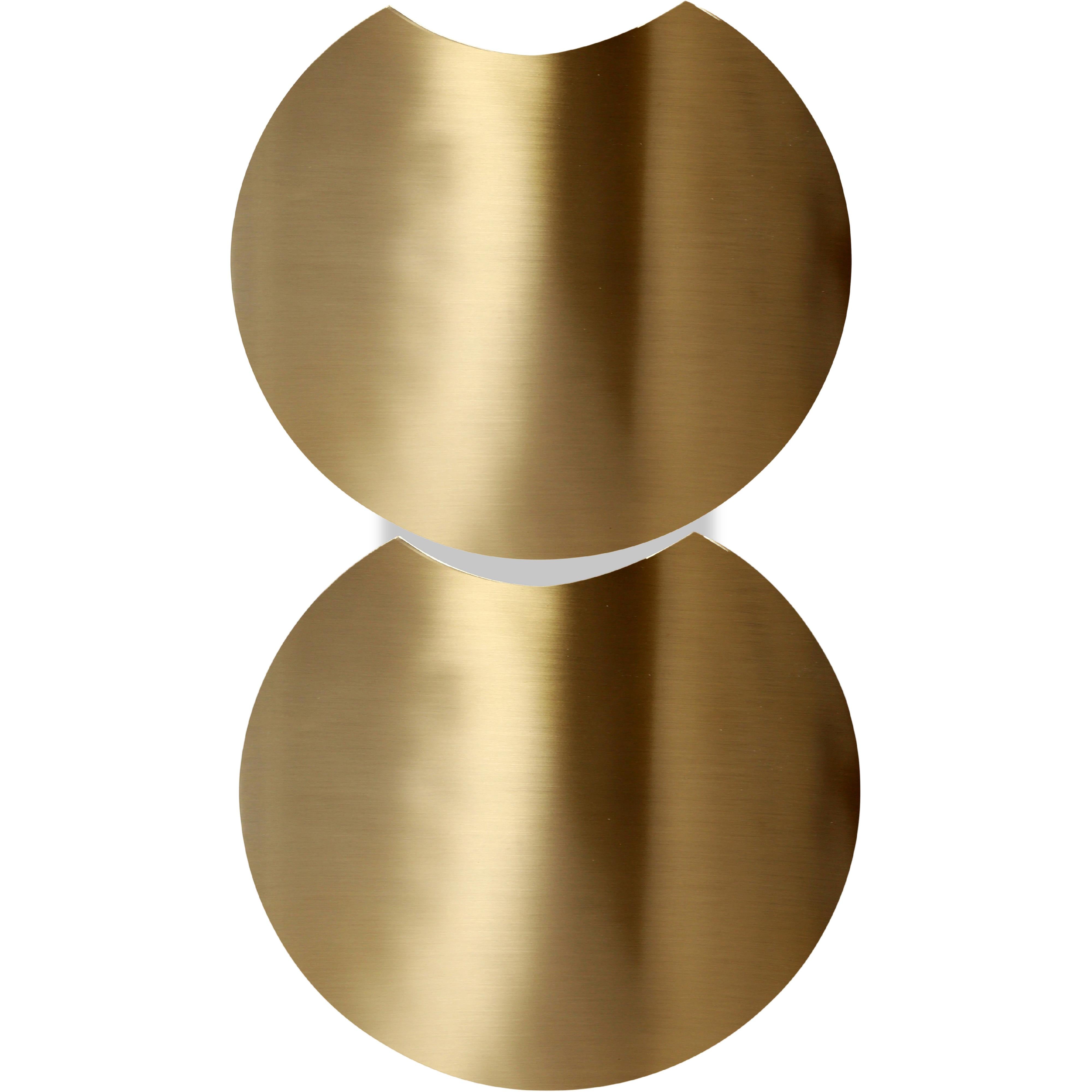 Meridian Dimple Gold End Table
