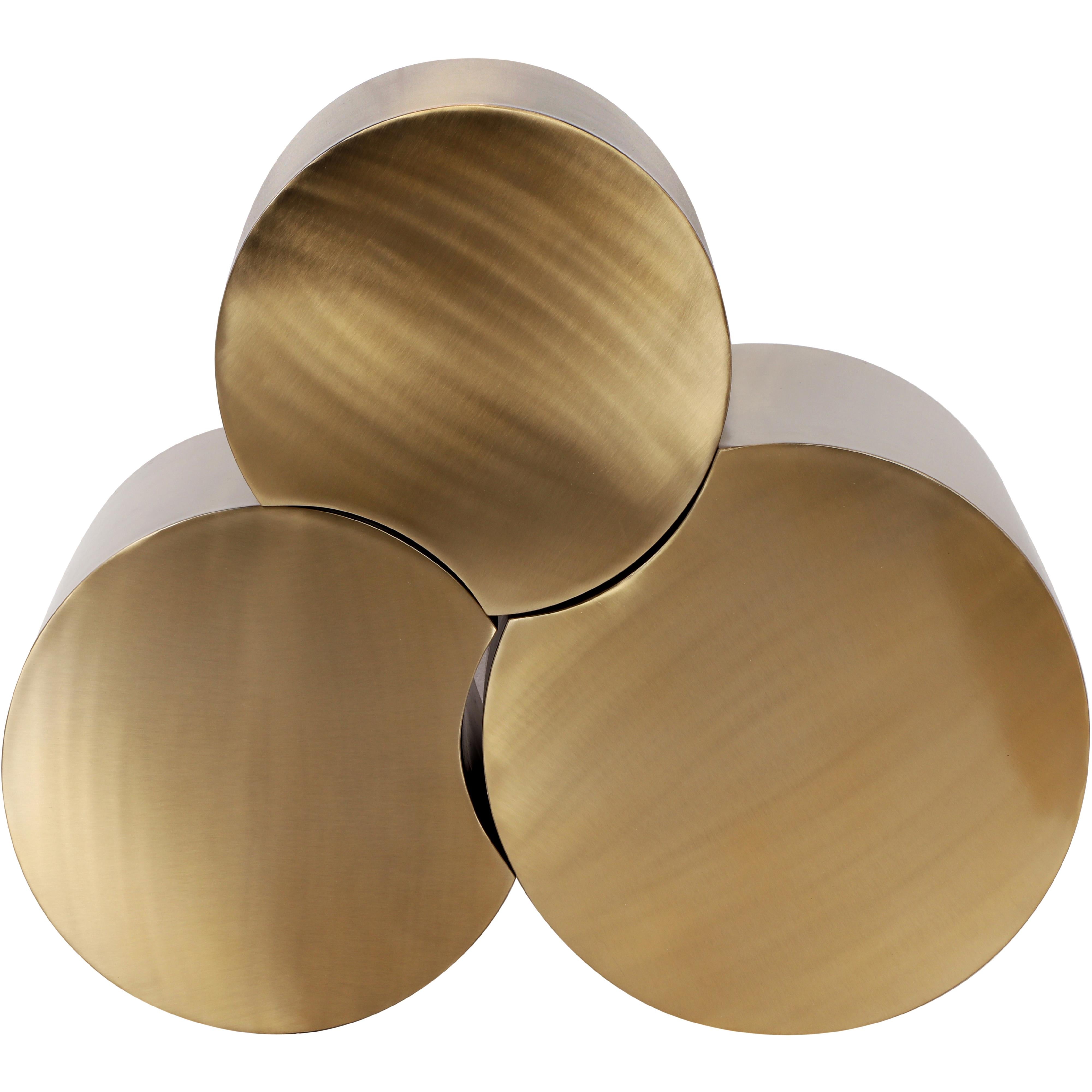 Meridian Dimple Gold Coffee Table