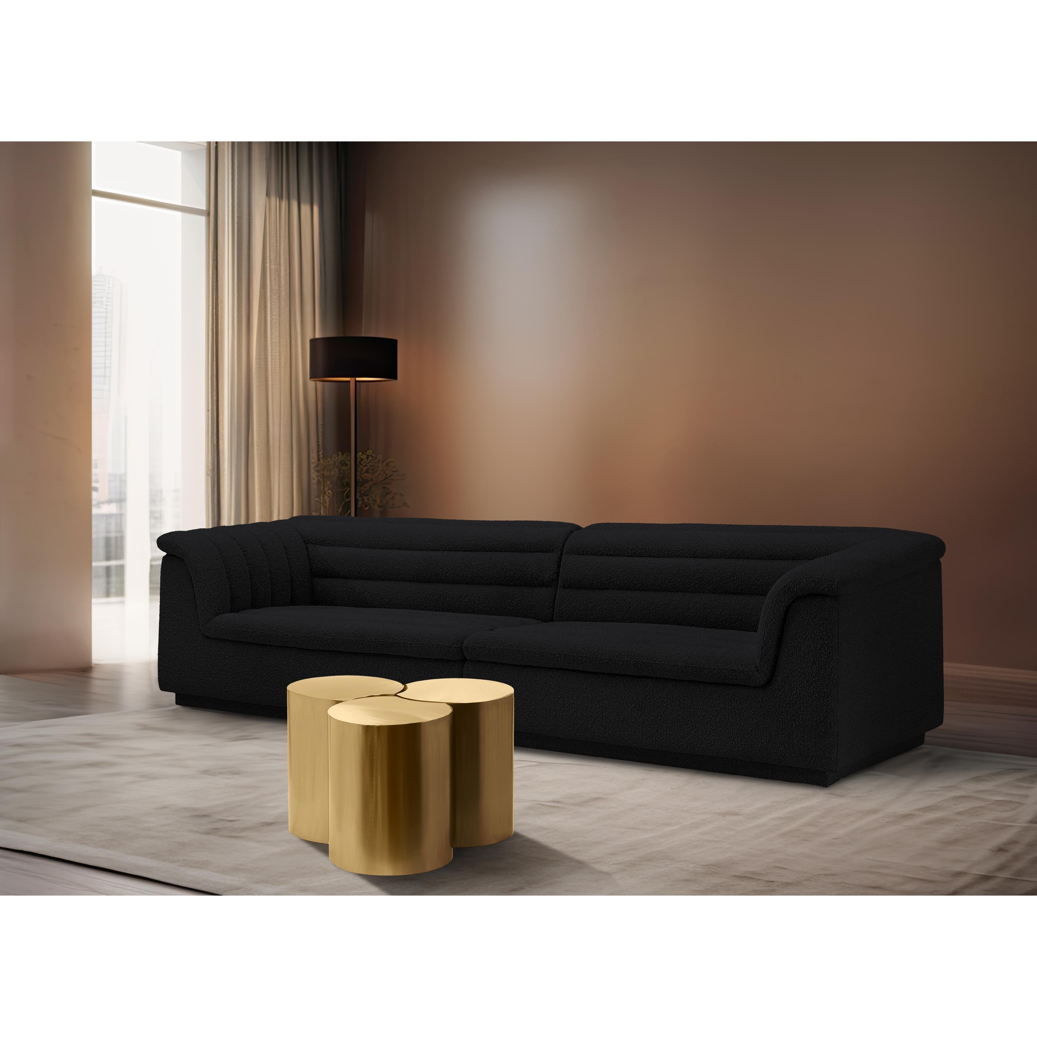 Meridian Dimple Gold Coffee Table