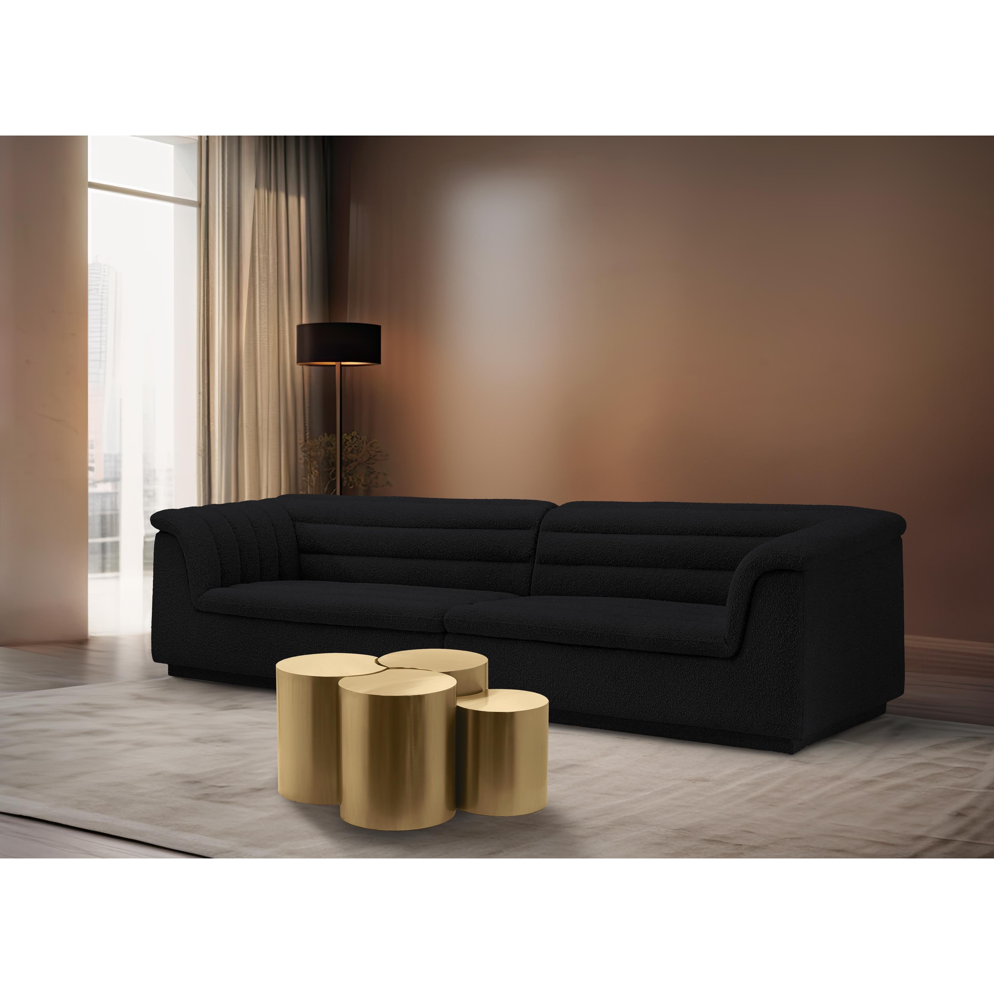 Meridian Dimple Gold Coffee Table